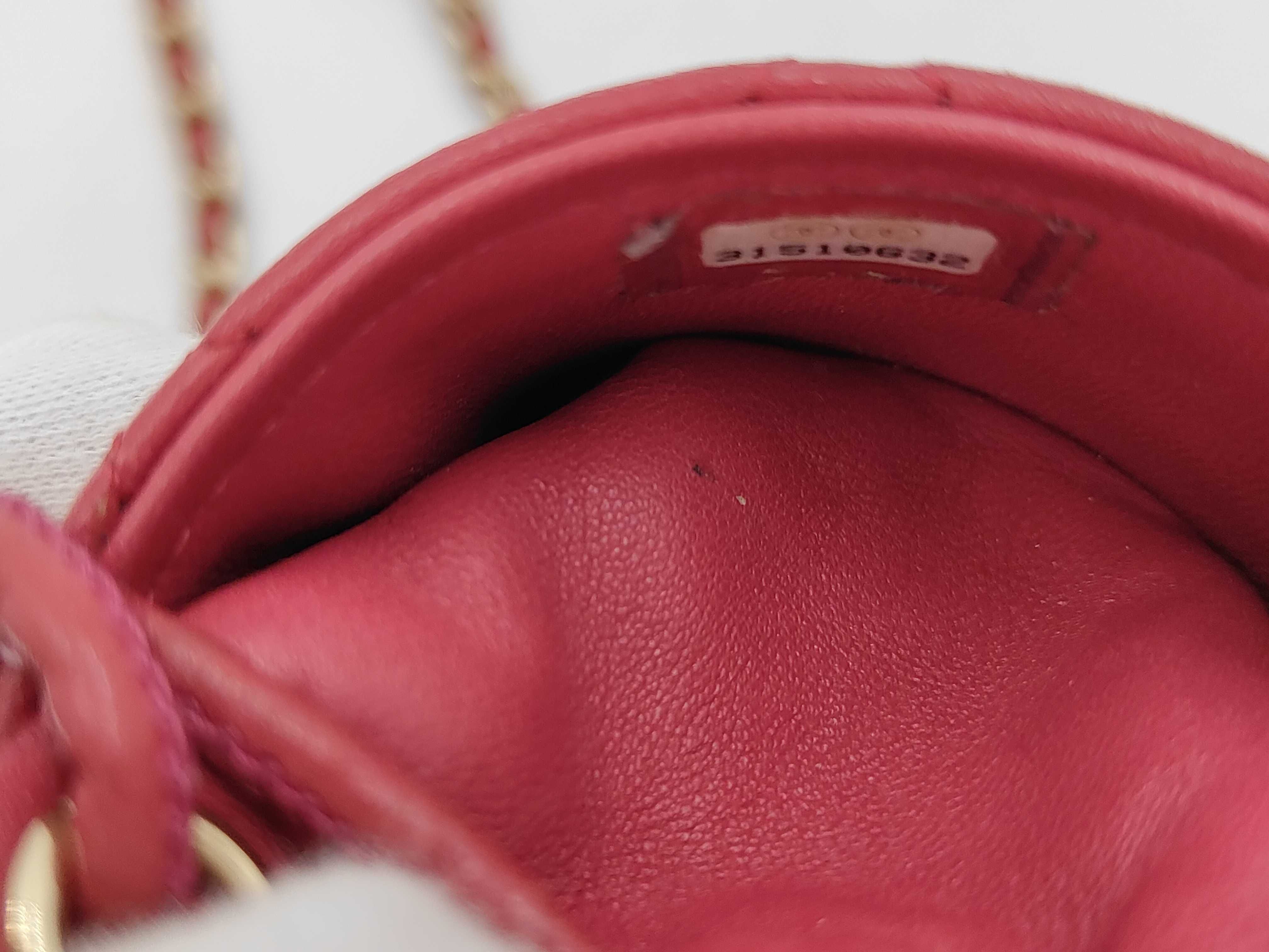 Lambskin Red Lip Bag, Serial Number 31, Shoulder Bag — view 11