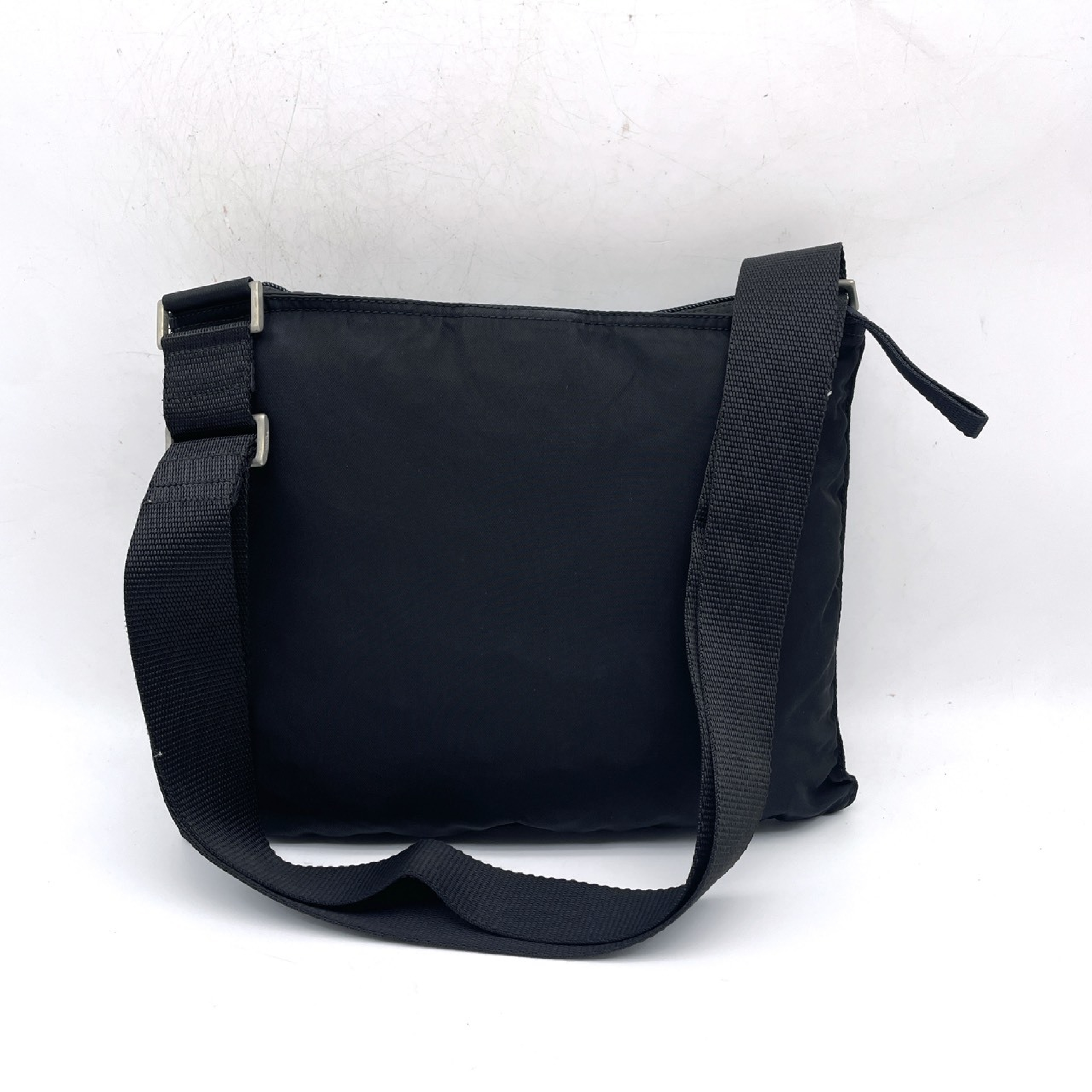 Nylon Triangle Logo Shoulder Bag — view 2