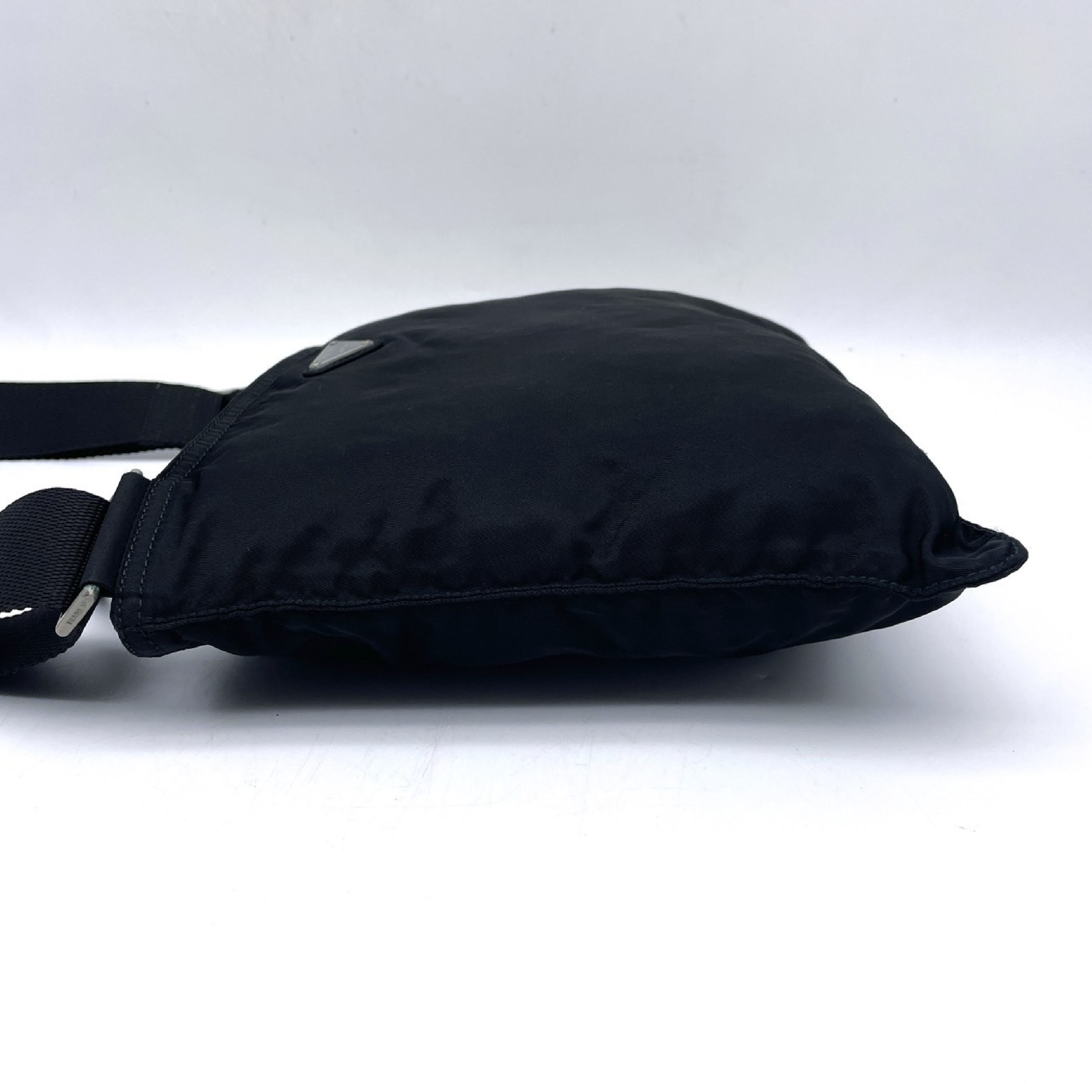 Nylon Triangle Logo Shoulder Bag — view 3
