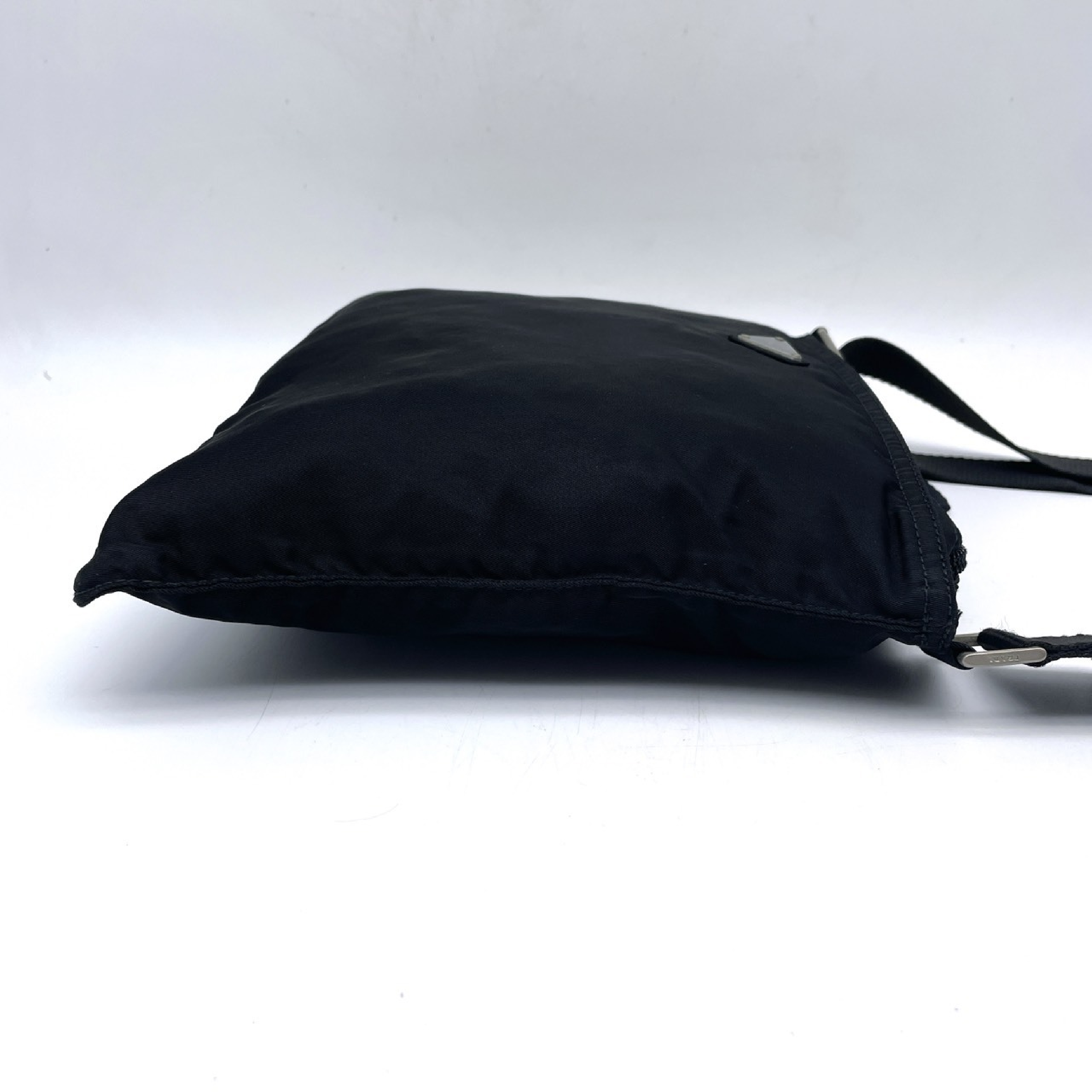 Nylon Triangle Logo Shoulder Bag — view 4