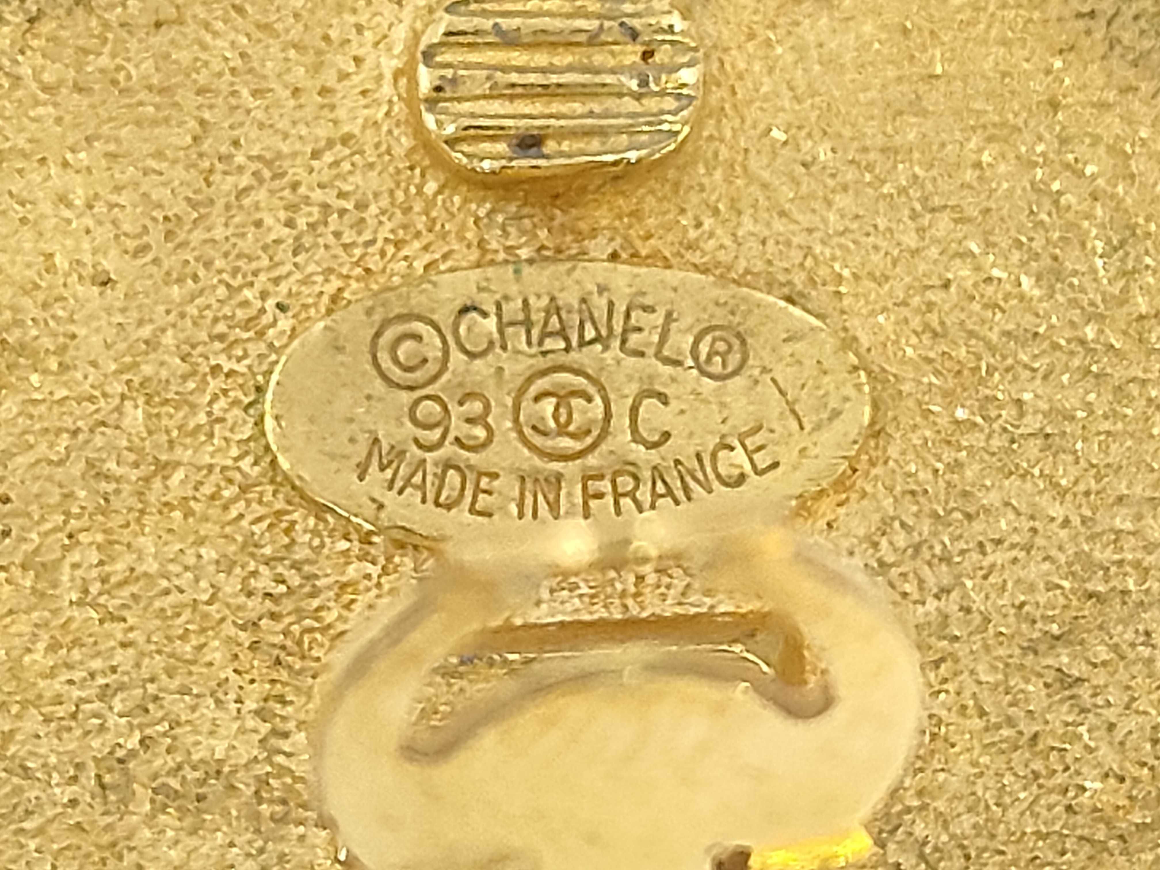 93C Big Coco Mark Large Cookie Cork Earrings GP Earrings — view 5