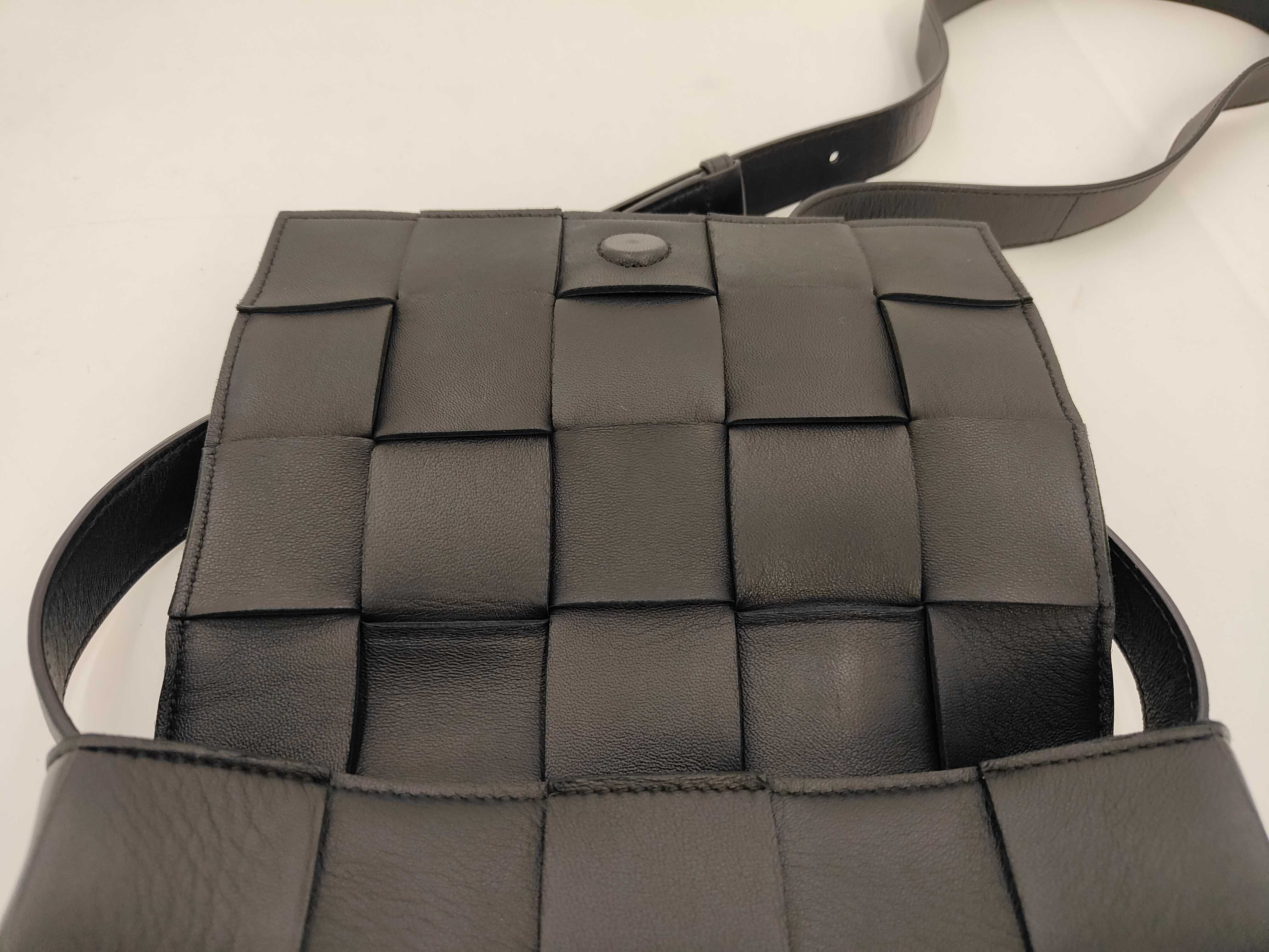 Cassette Leather Shoulder Bag — view 8
