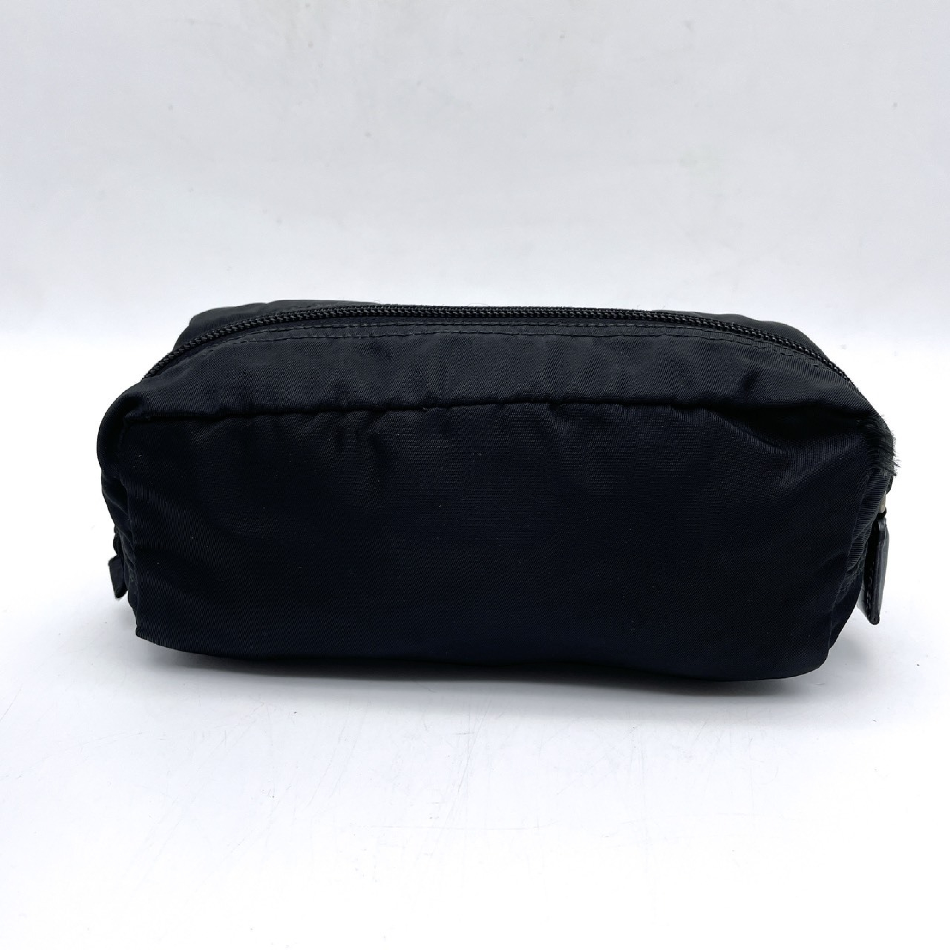 Nylon Triangle Logo Pouch — view 2