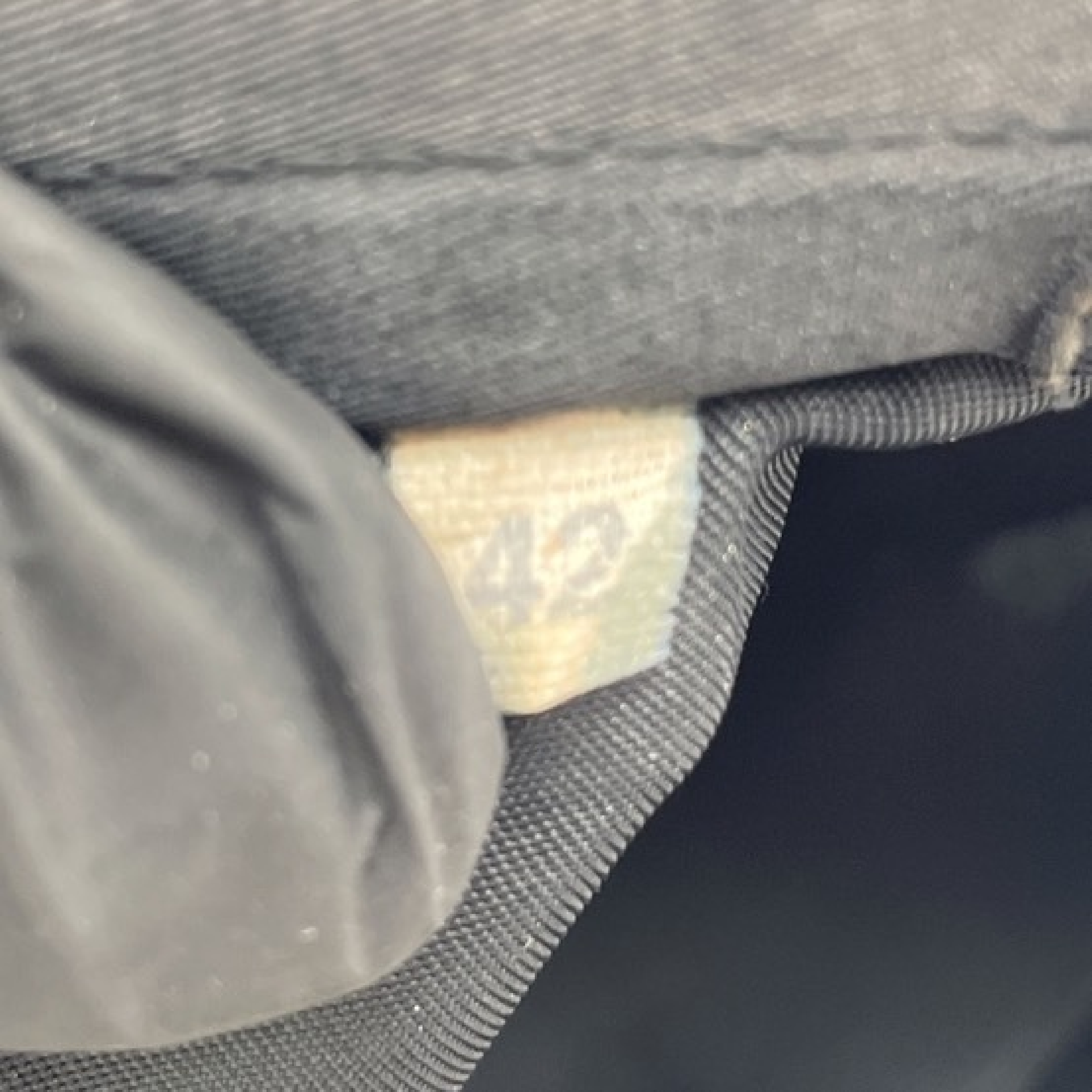 Nylon Triangle Logo Pouch — view 12
