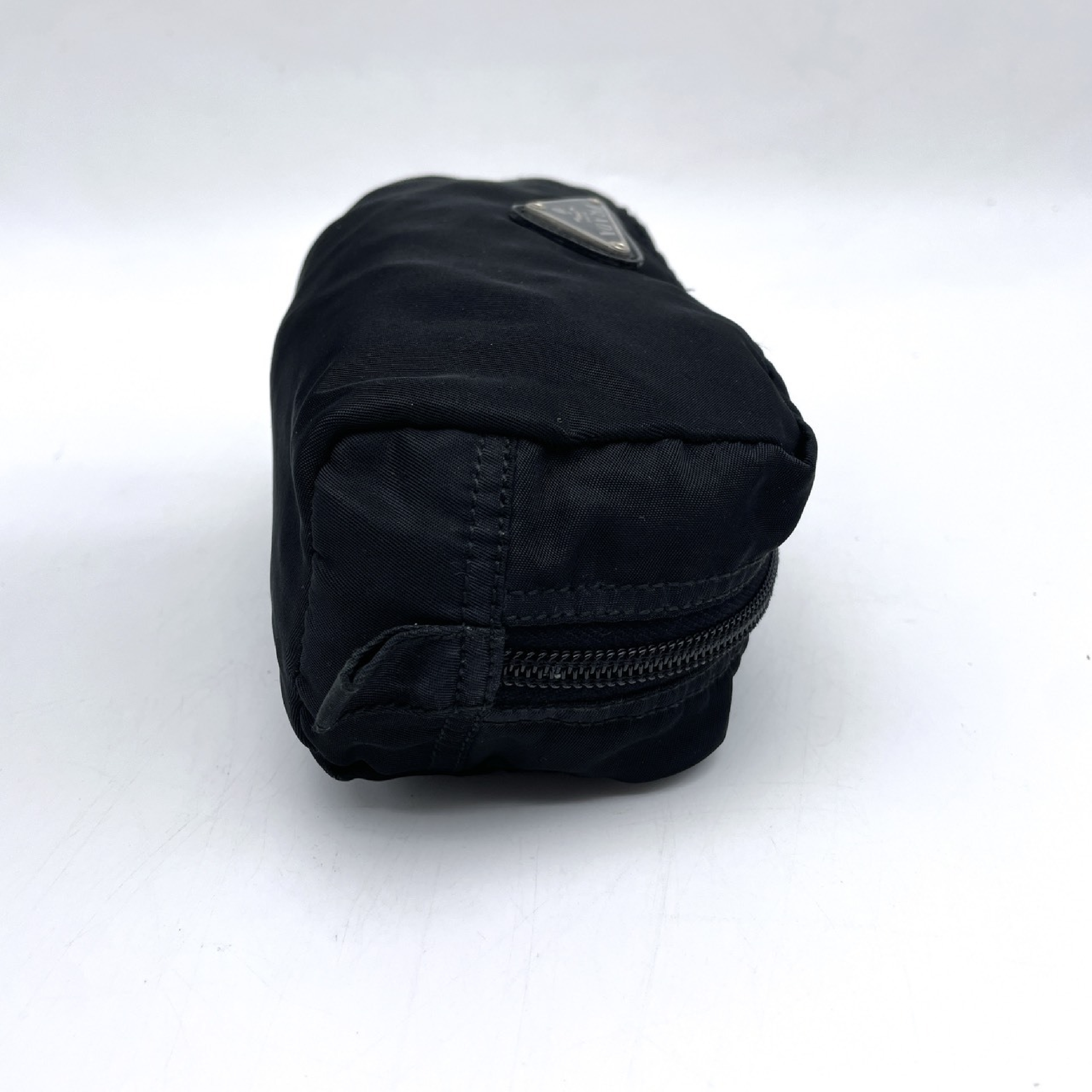Nylon Triangle Logo Pouch — view 3