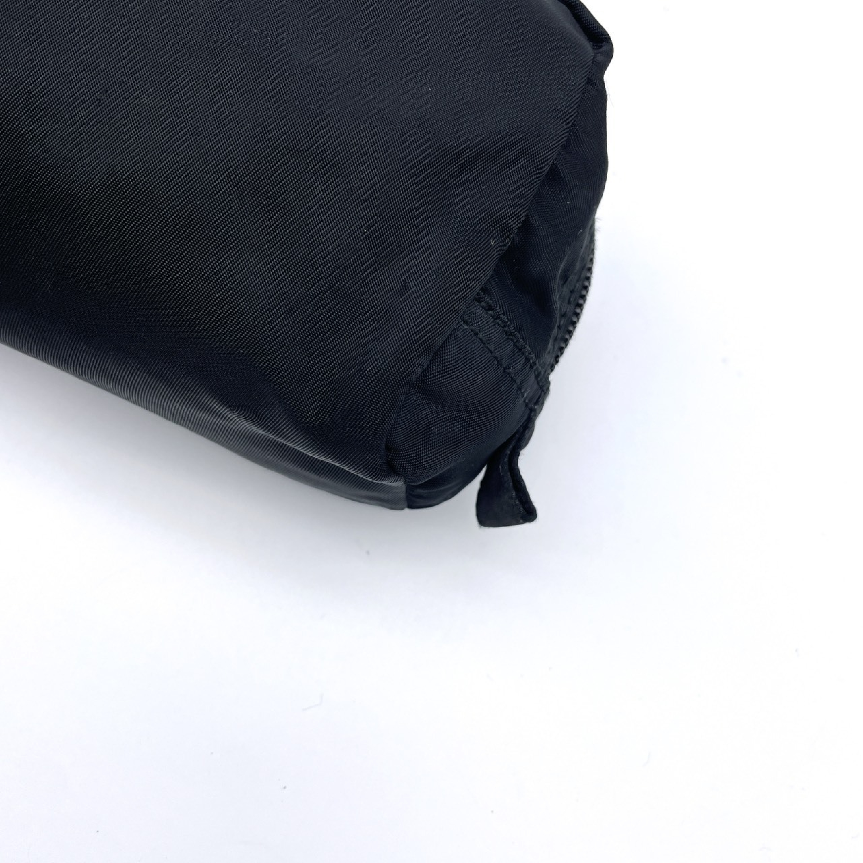 Nylon Triangle Logo Pouch — view 7