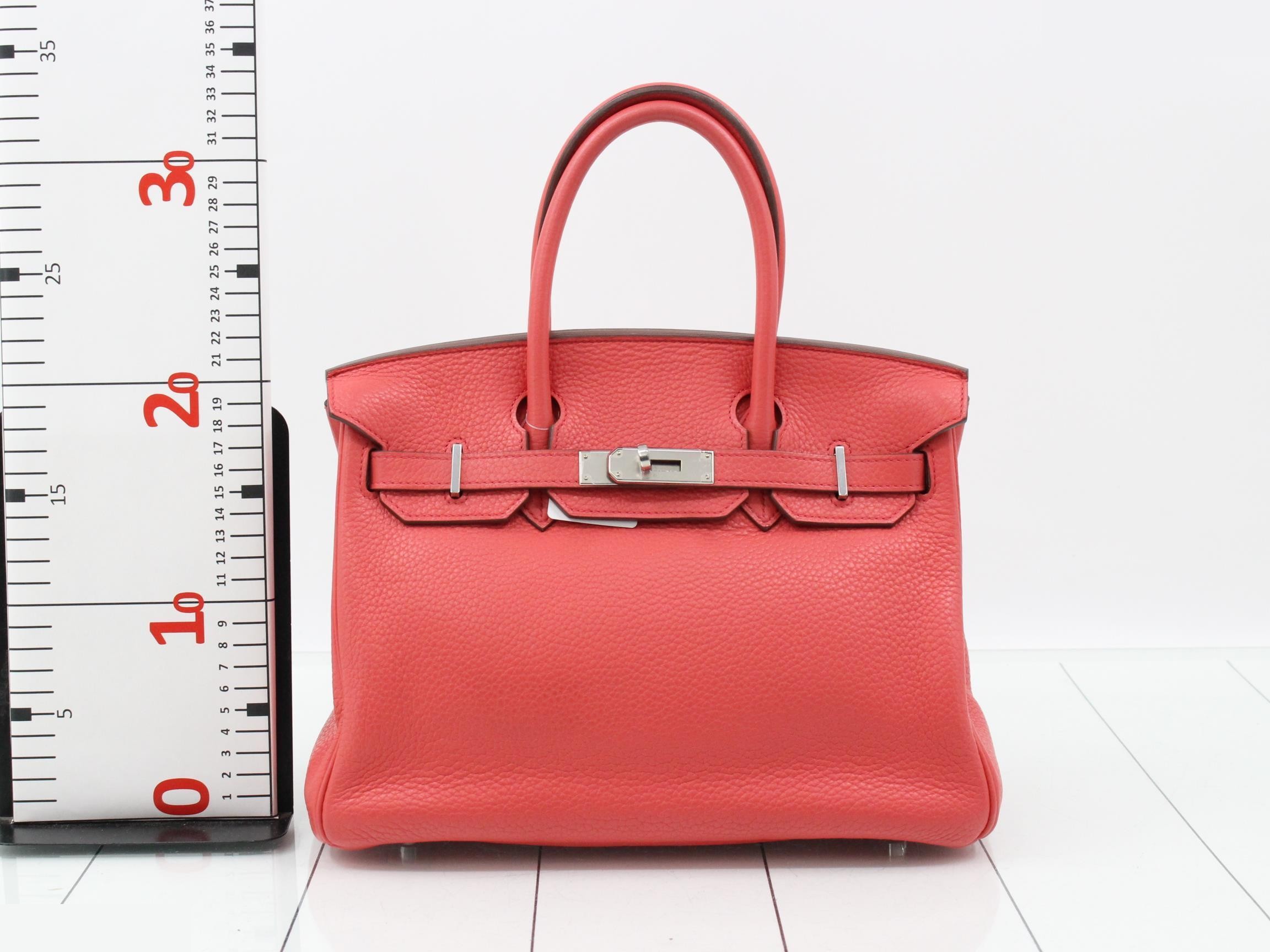 Birkin 30 Leather Handbag, N Stamp — view 2