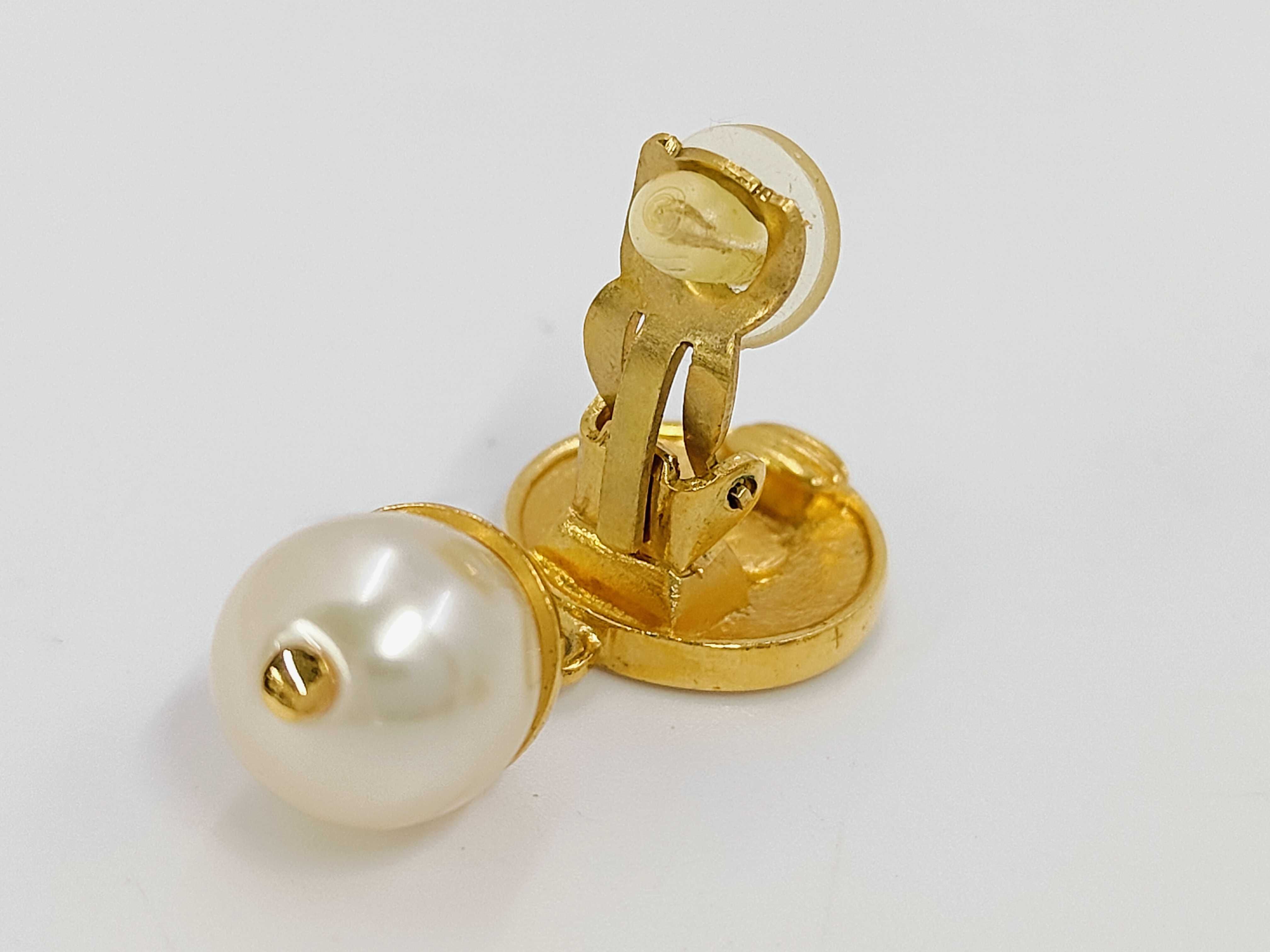 97A Coco Mark Pearl Earrings — view 6