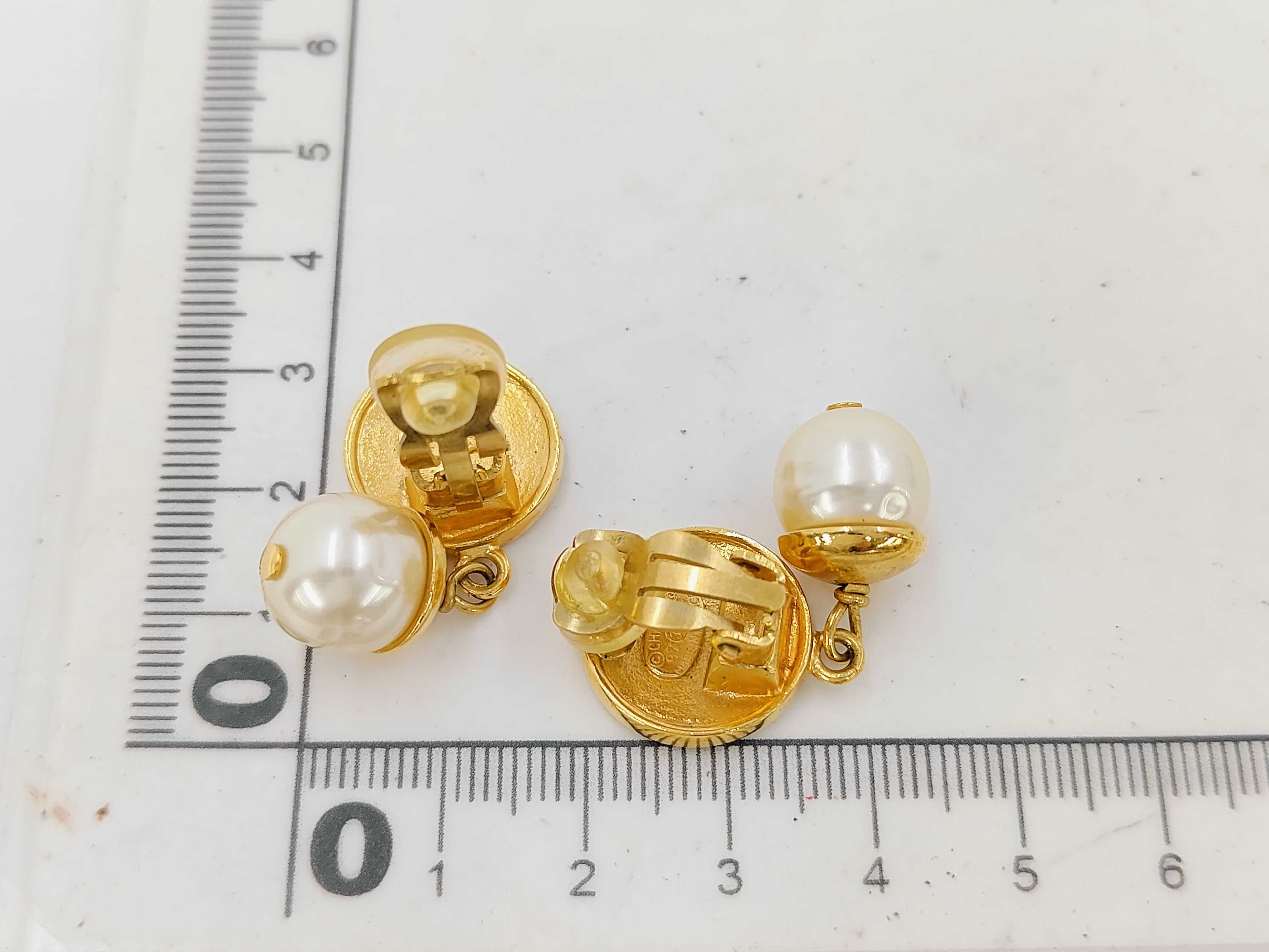 97A Coco Mark Pearl Earrings — view 7