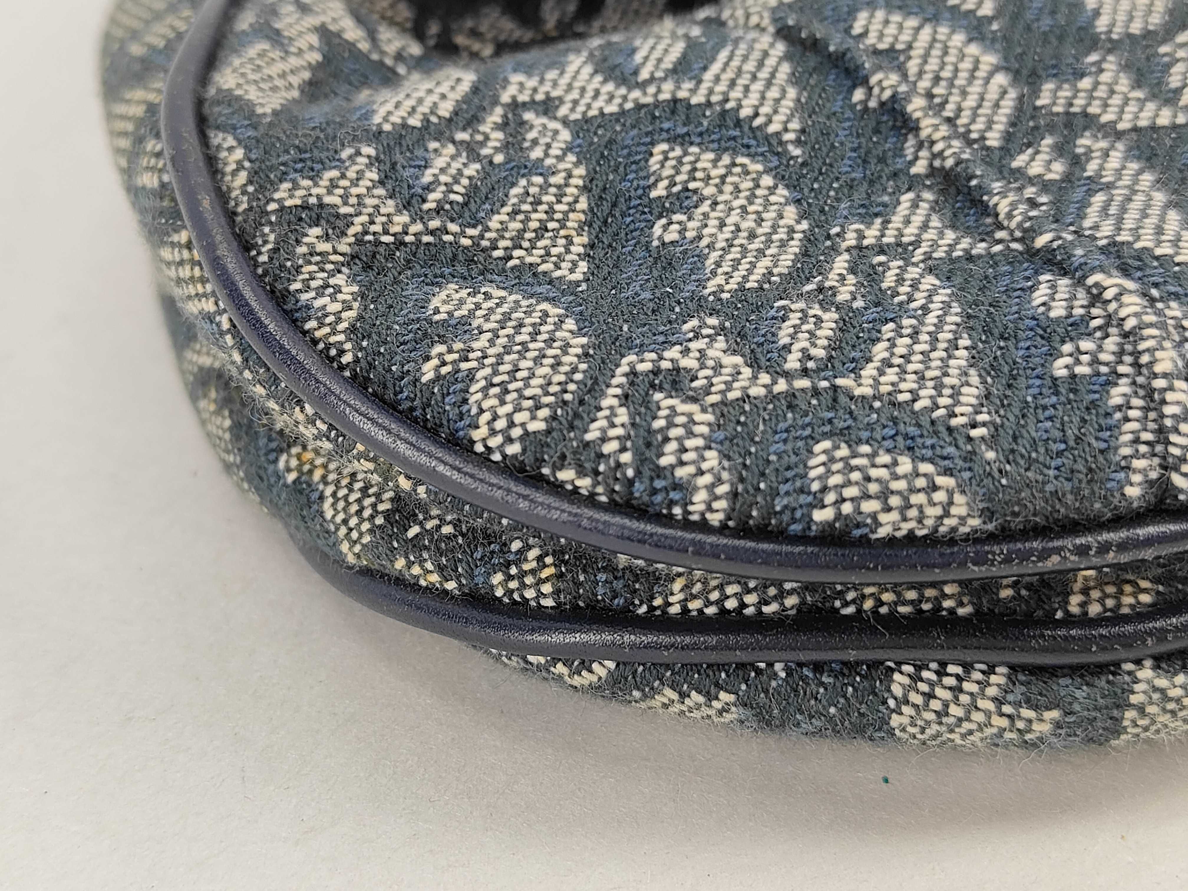 Trotter Dior Handbag Saddle Trotter Canvas Leather Shoulder Bag — view 6