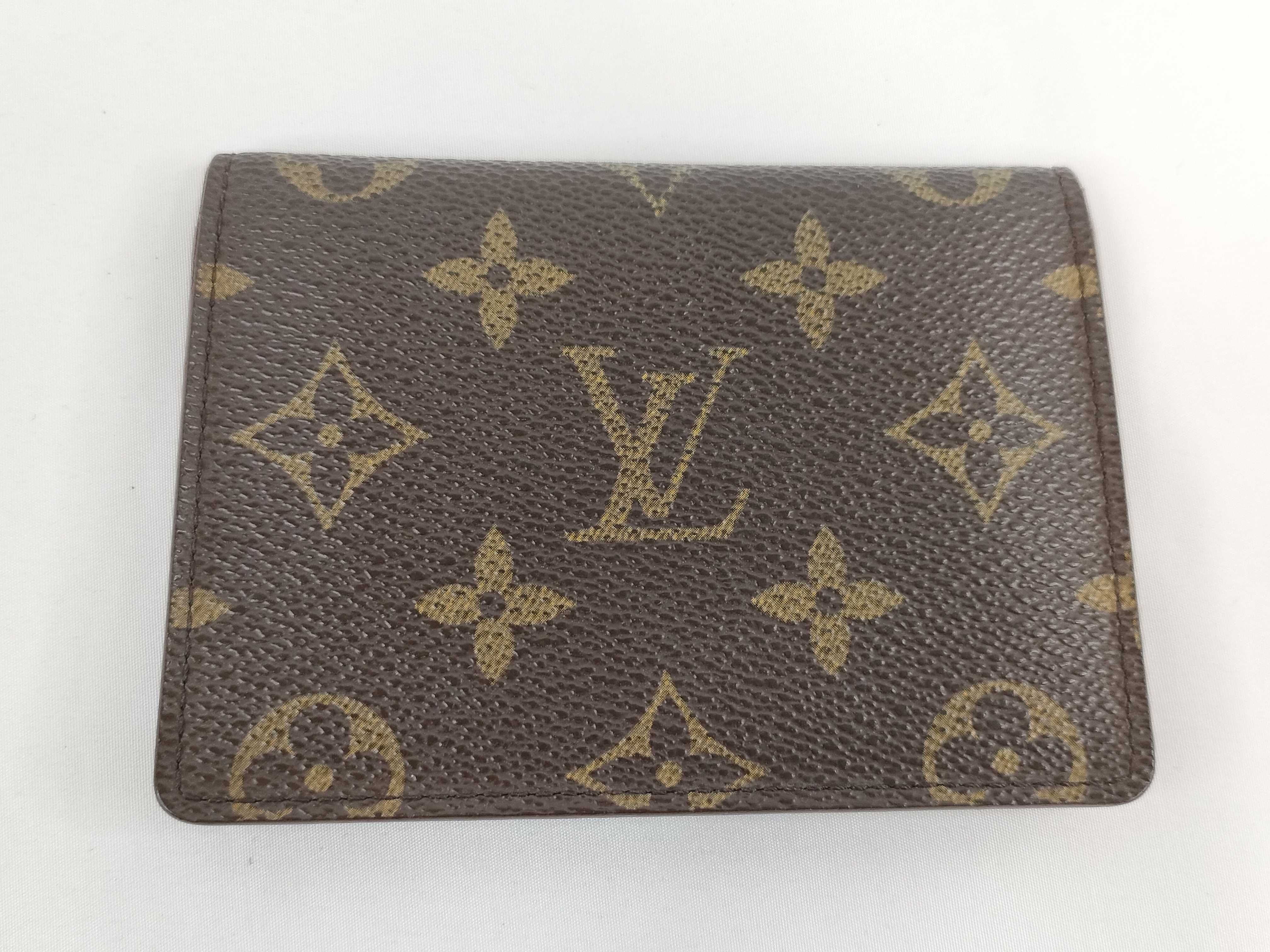 Monogram Porte 2 Cartes Vertical Card Case
