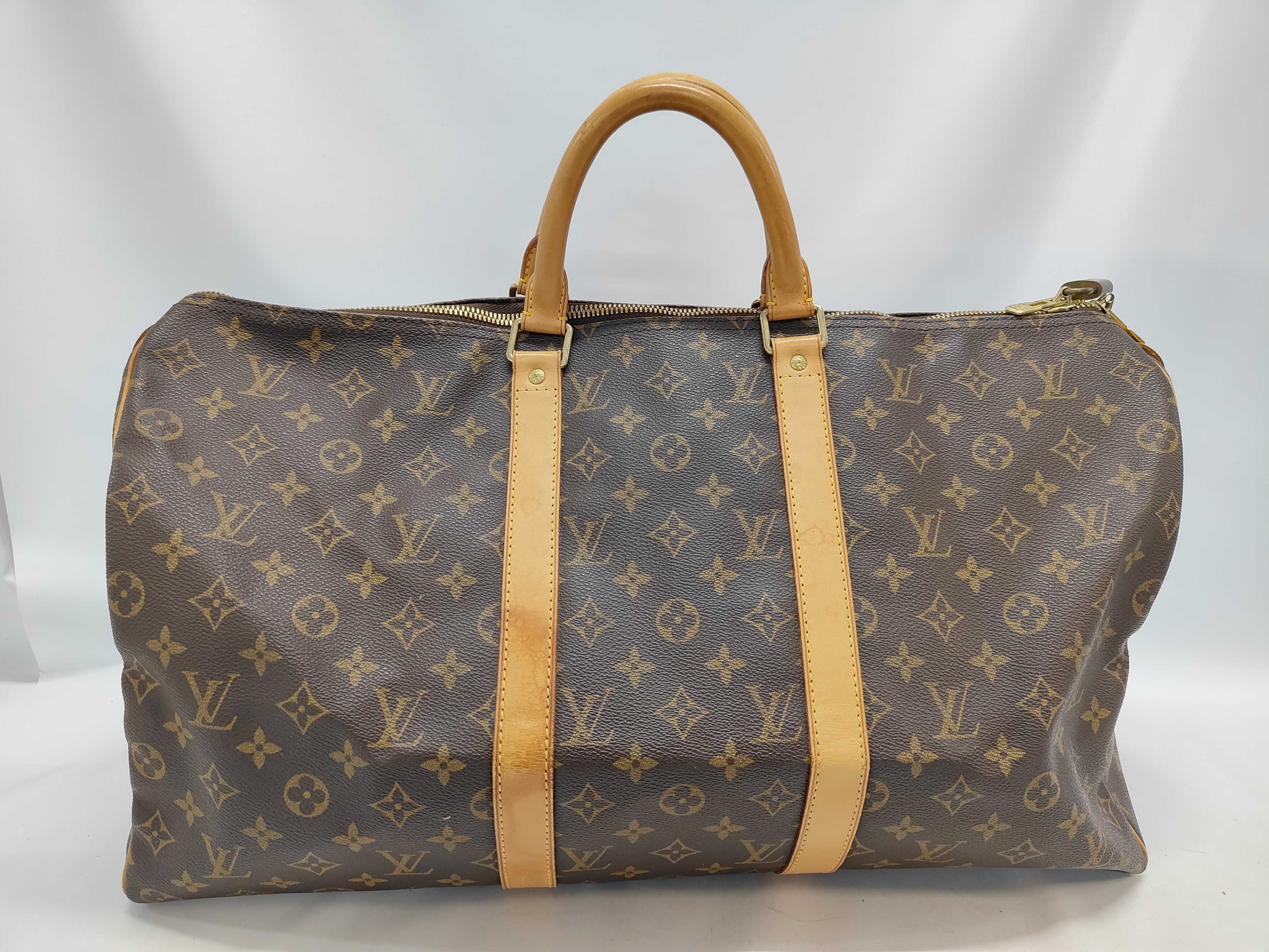 Monogram M41426 Keepall 50 Boston Bag