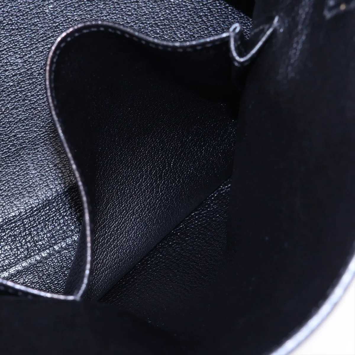 [Individually packaged] Hermes Kelly 35 Retourne Togo Black Silver Hardware N:2010 — view 11