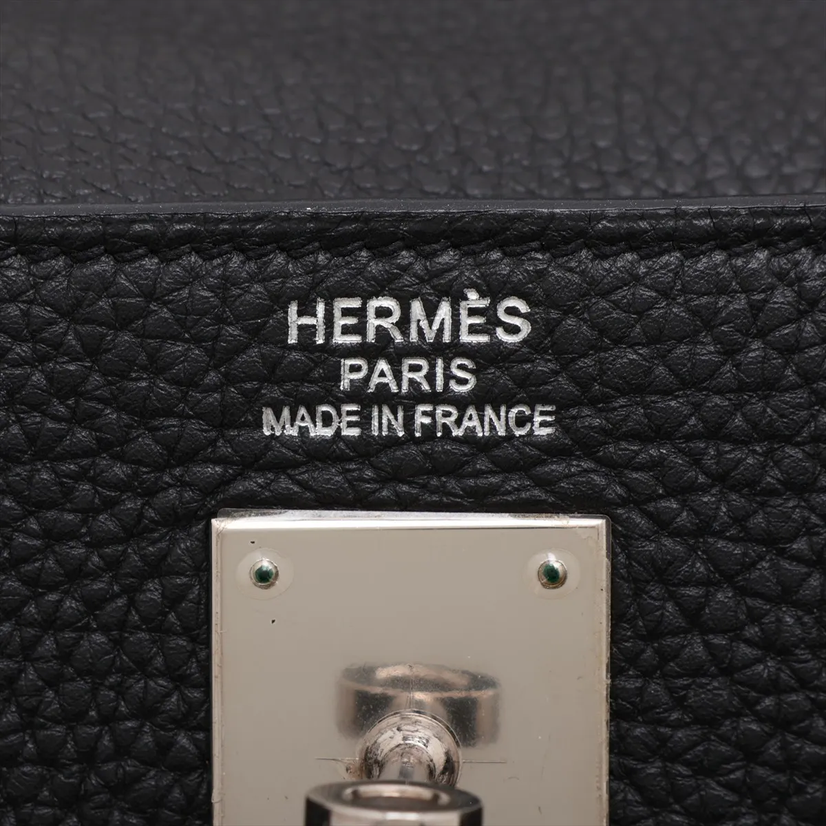 [Individually packaged] Hermes Kelly 35 Retourne Togo Black Silver Hardware N:2010 — view 12