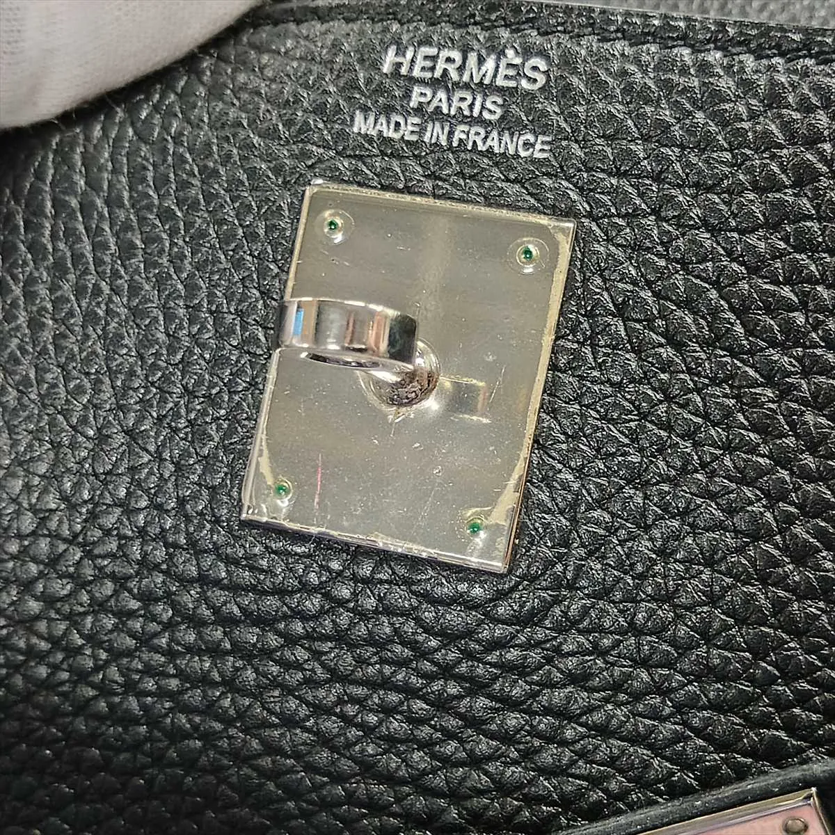 [Individually packaged] Hermes Kelly 35 Retourne Togo Black Silver Hardware N:2010 — view 15