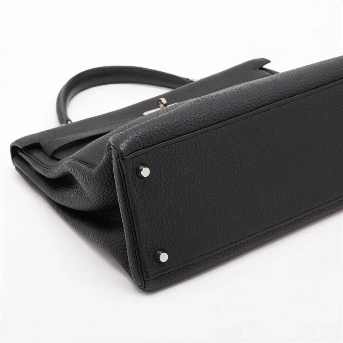 [Individually packaged] Hermes Kelly 35 Retourne Togo Black Silver Hardware N:2010 — view 4