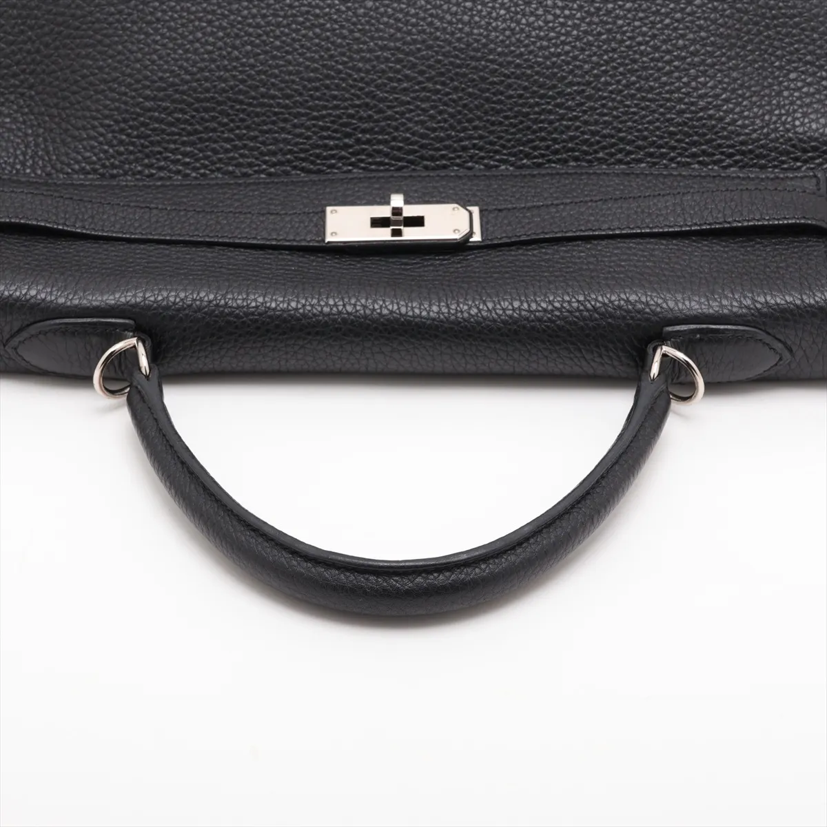 [Individually packaged] Hermes Kelly 35 Retourne Togo Black Silver Hardware N:2010 — view 5