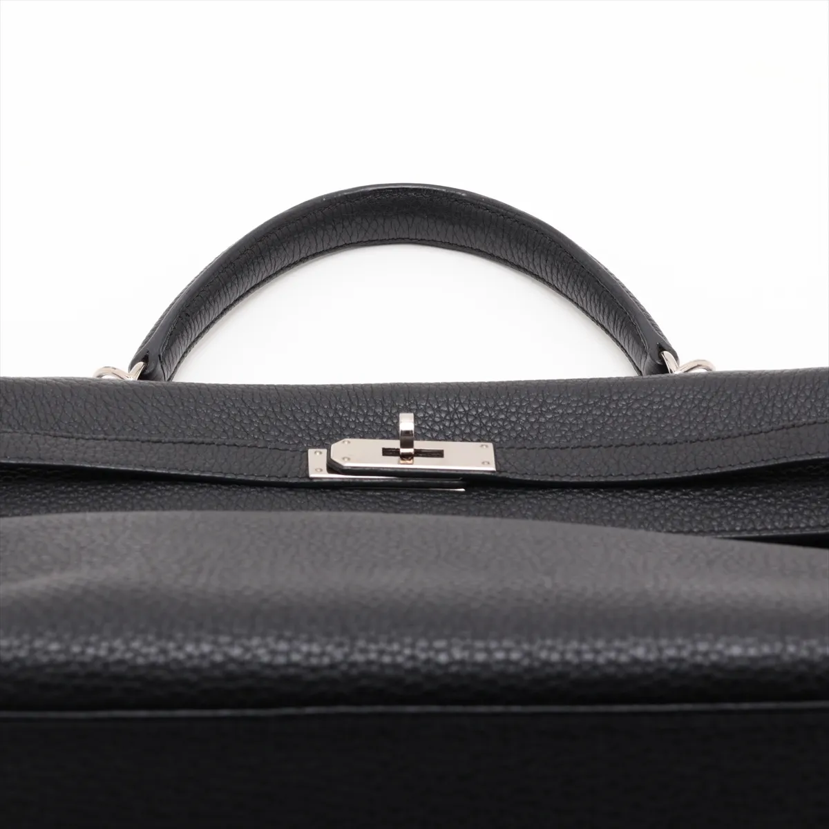 [Individually packaged] Hermes Kelly 35 Retourne Togo Black Silver Hardware N:2010 — view 6