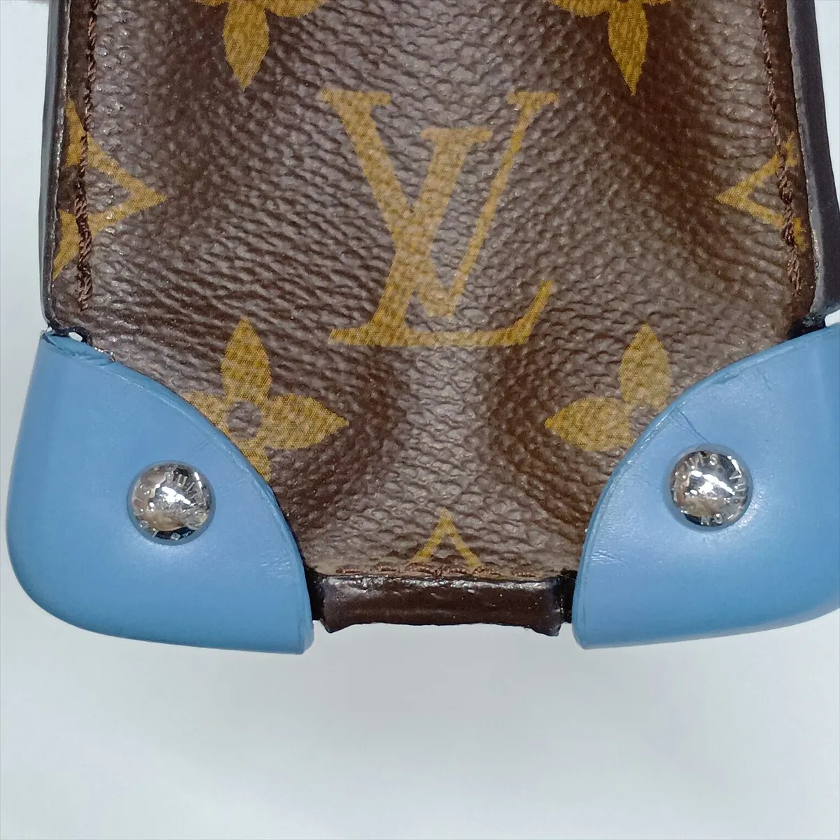 Monogram x Leather Pochette Mask GM M50130 FL4154 Brown x Black with Key — view 12