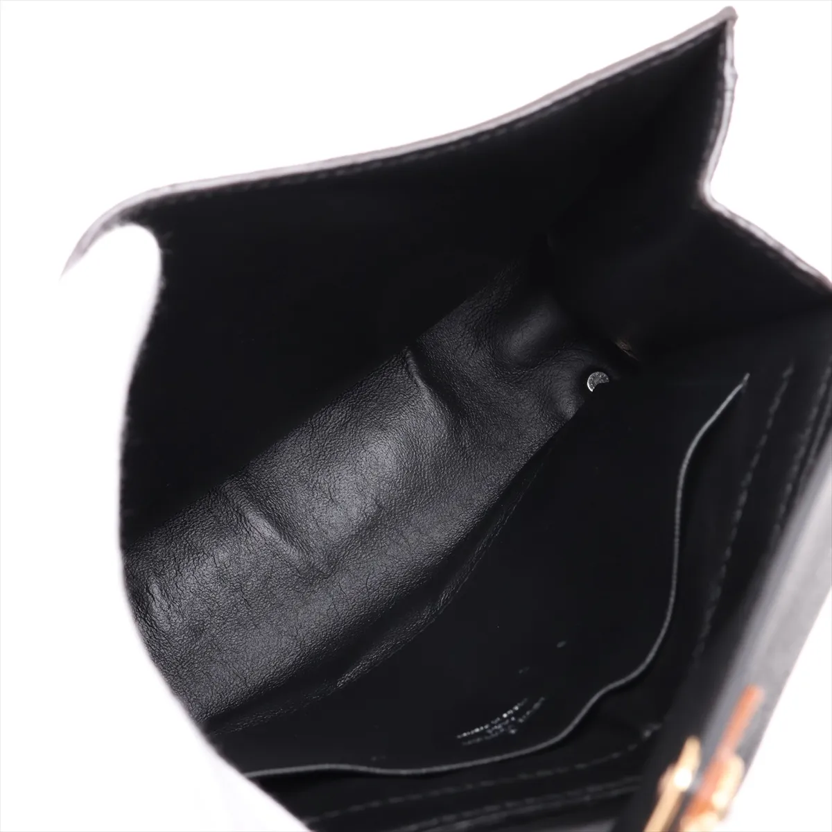 Monogram x Leather Pochette Mask GM M50130 FL4154 Brown x Black with Key — view 6