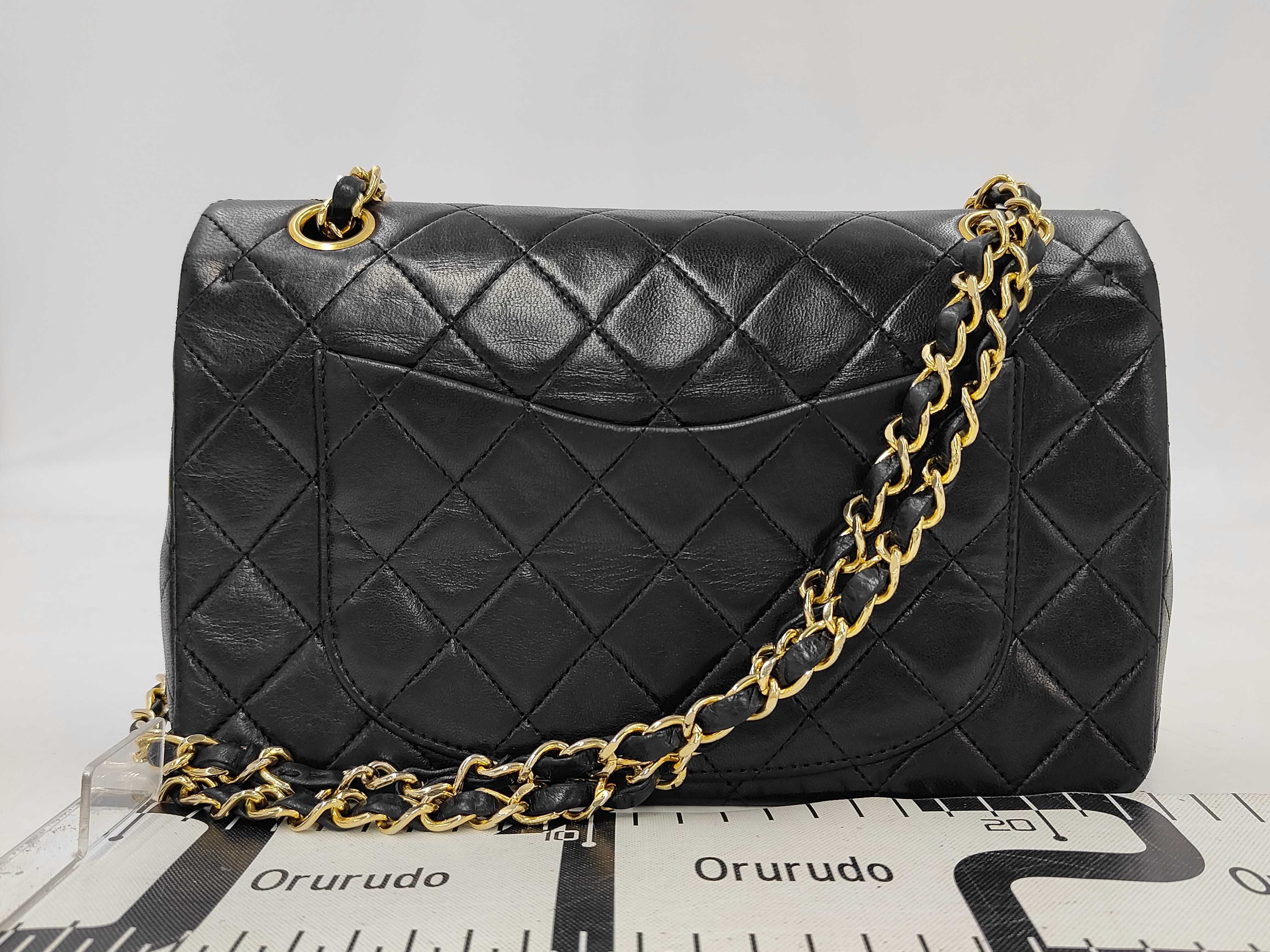 Matelassé 23 Double Flap Double Chain Lambskin Shoulder Bag — view 2