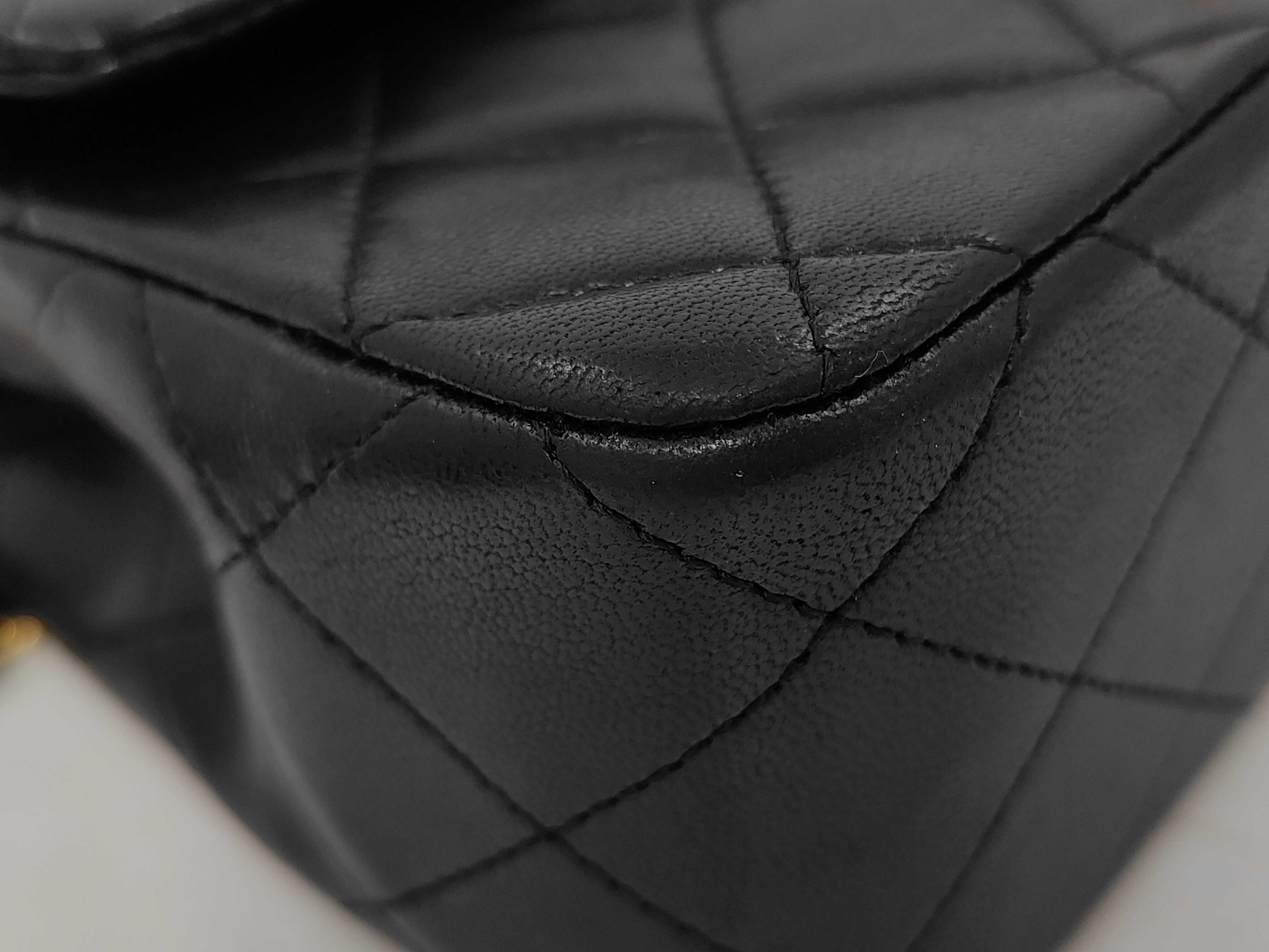 Matelassé 23 Double Flap Double Chain Lambskin Shoulder Bag — view 3