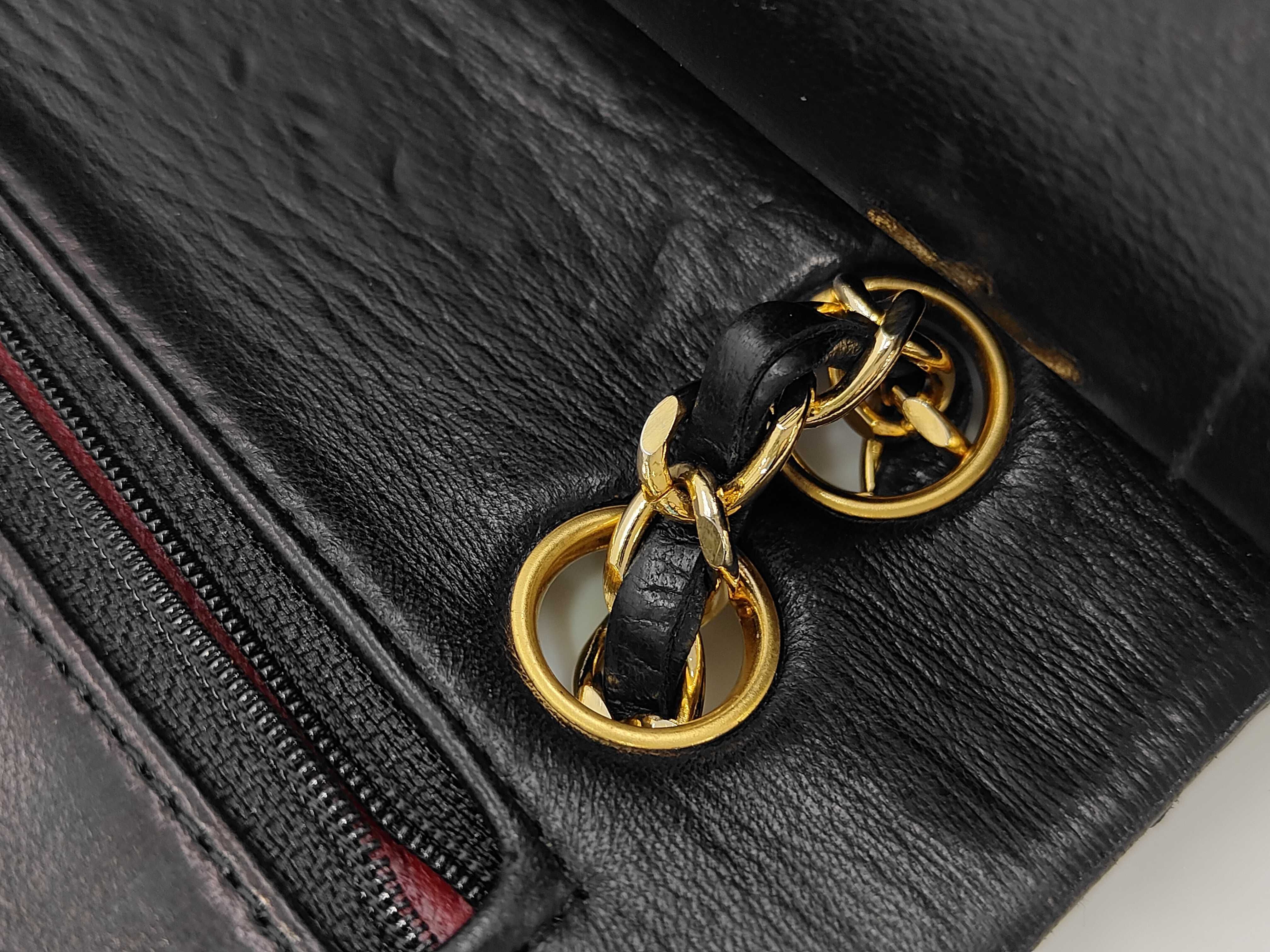 Matelassé 23 Double Flap Double Chain Lambskin Shoulder Bag — view 7