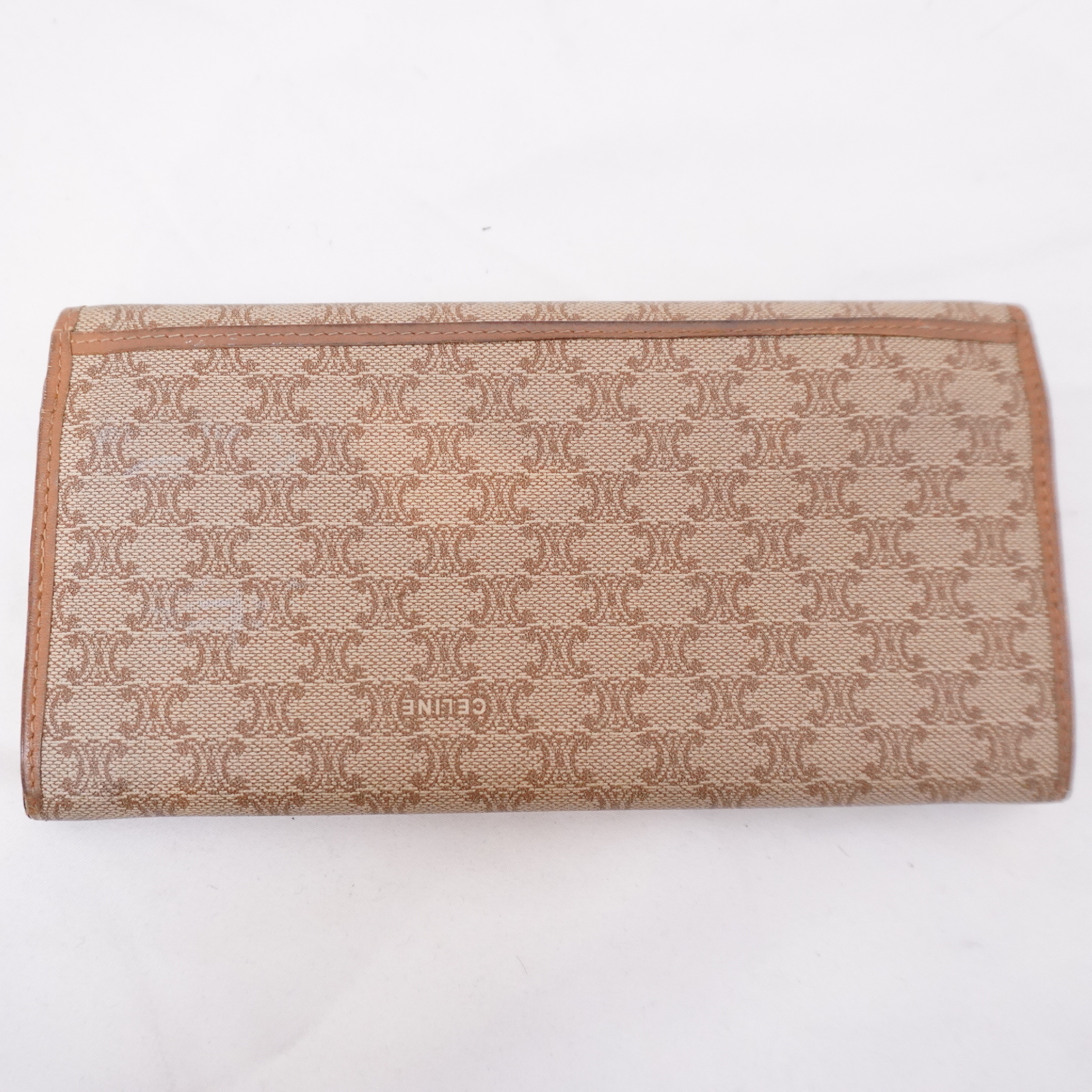 Long Wallet, Clasp Closure, Macadam Pattern — view 5