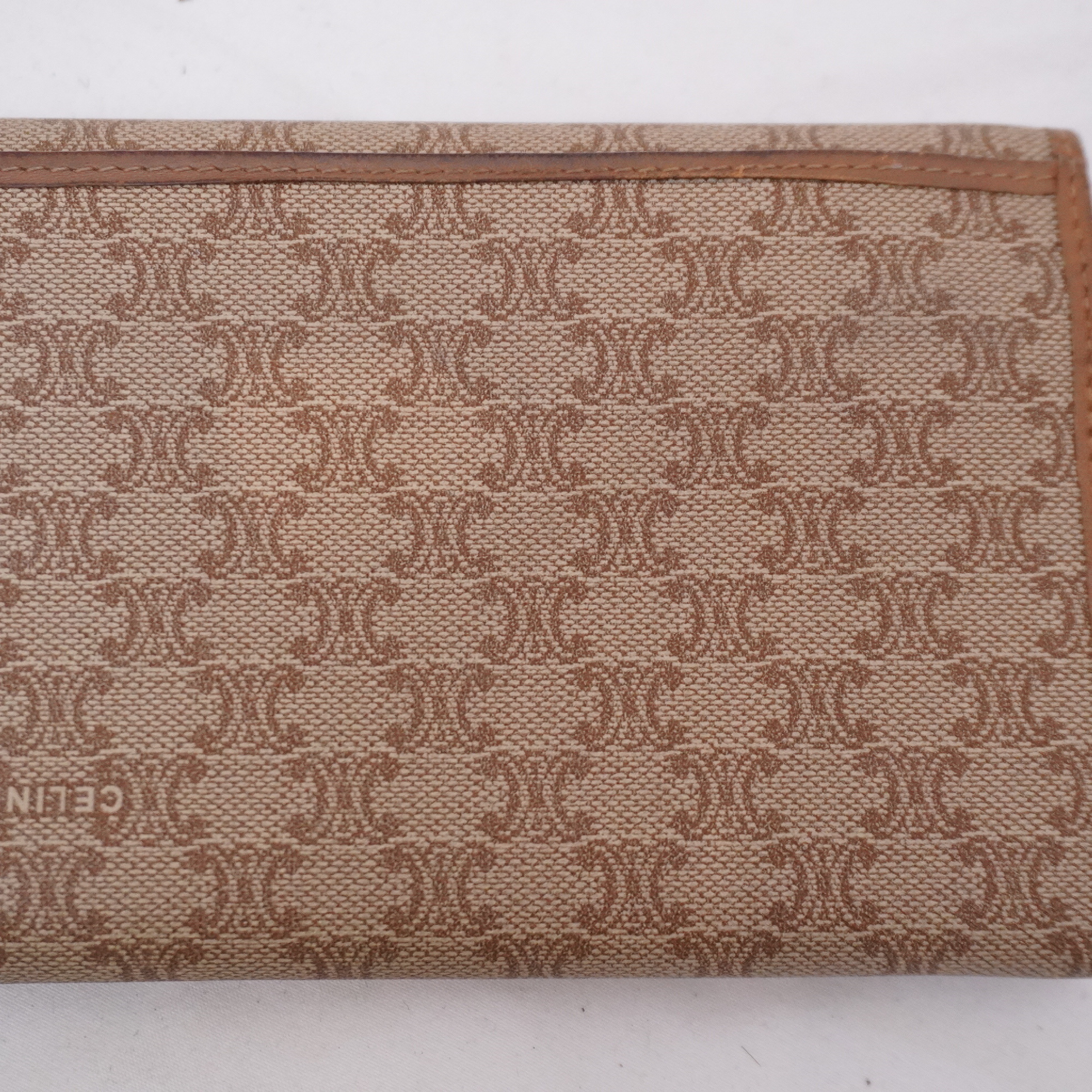 Long Wallet, Clasp Closure, Macadam Pattern — view 7