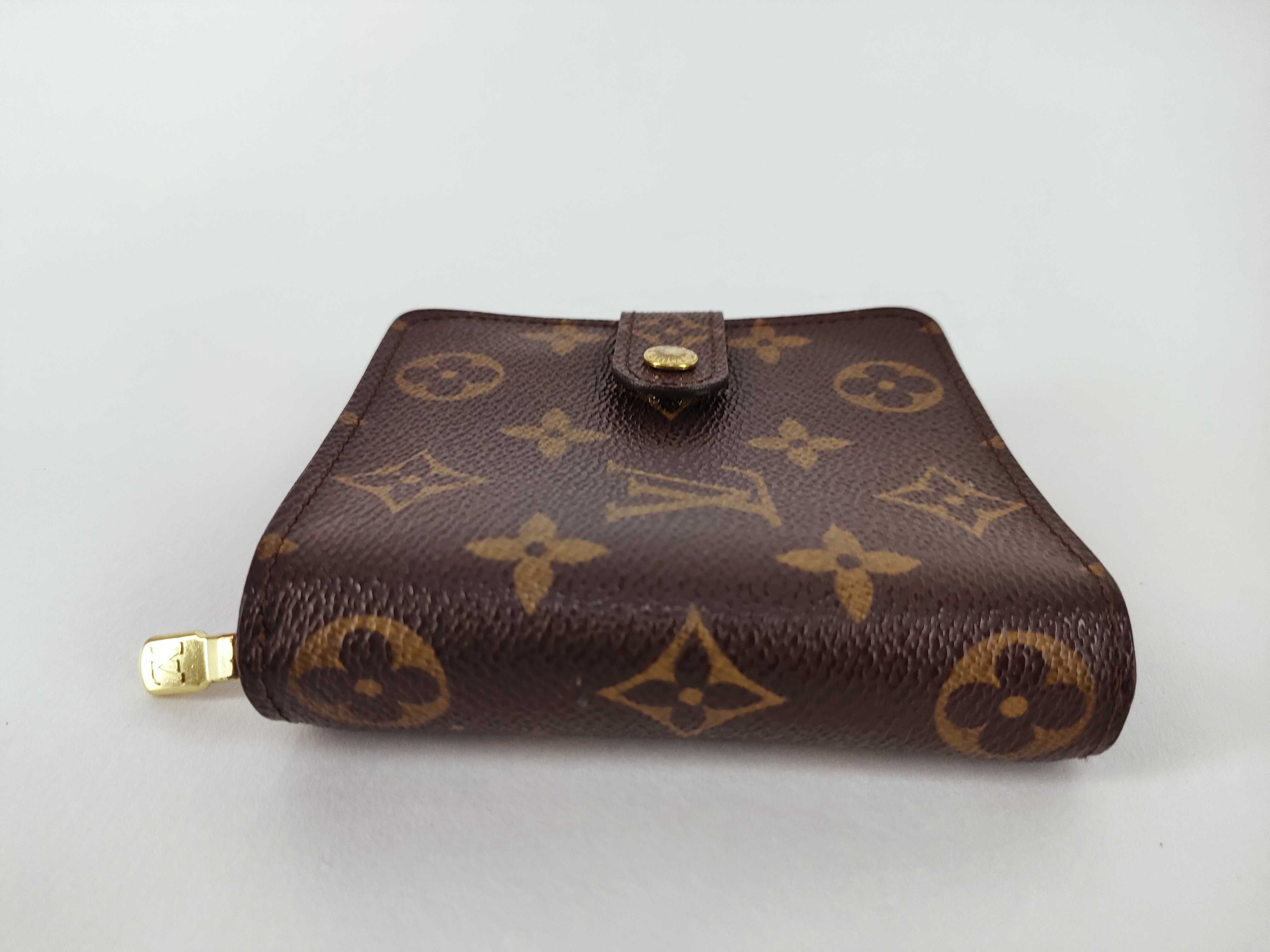 Monogram Louis Vuitton Monogram Compact Zip Wallet — view 5