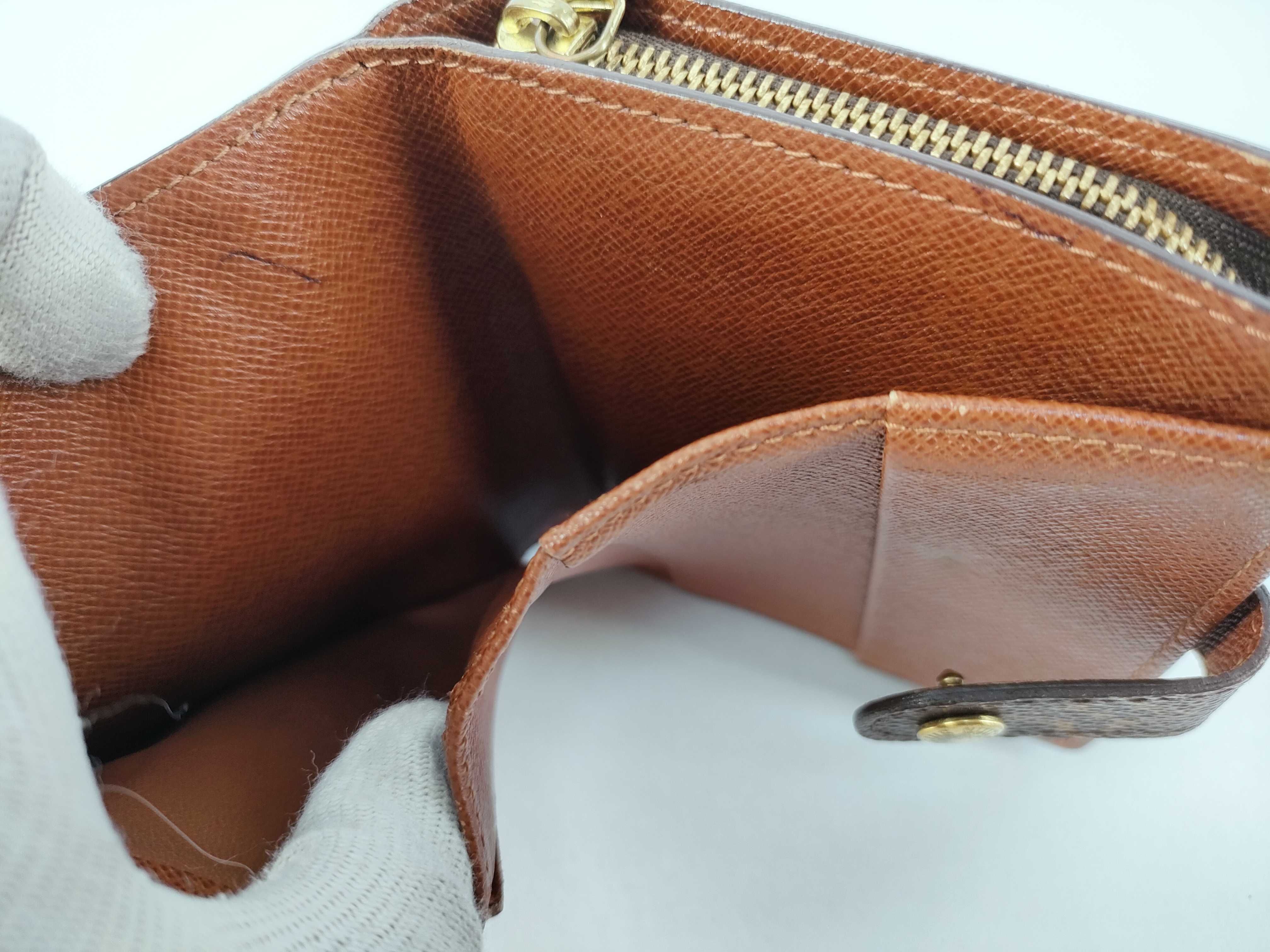 Monogram Louis Vuitton Monogram Compact Zip Wallet — view 9