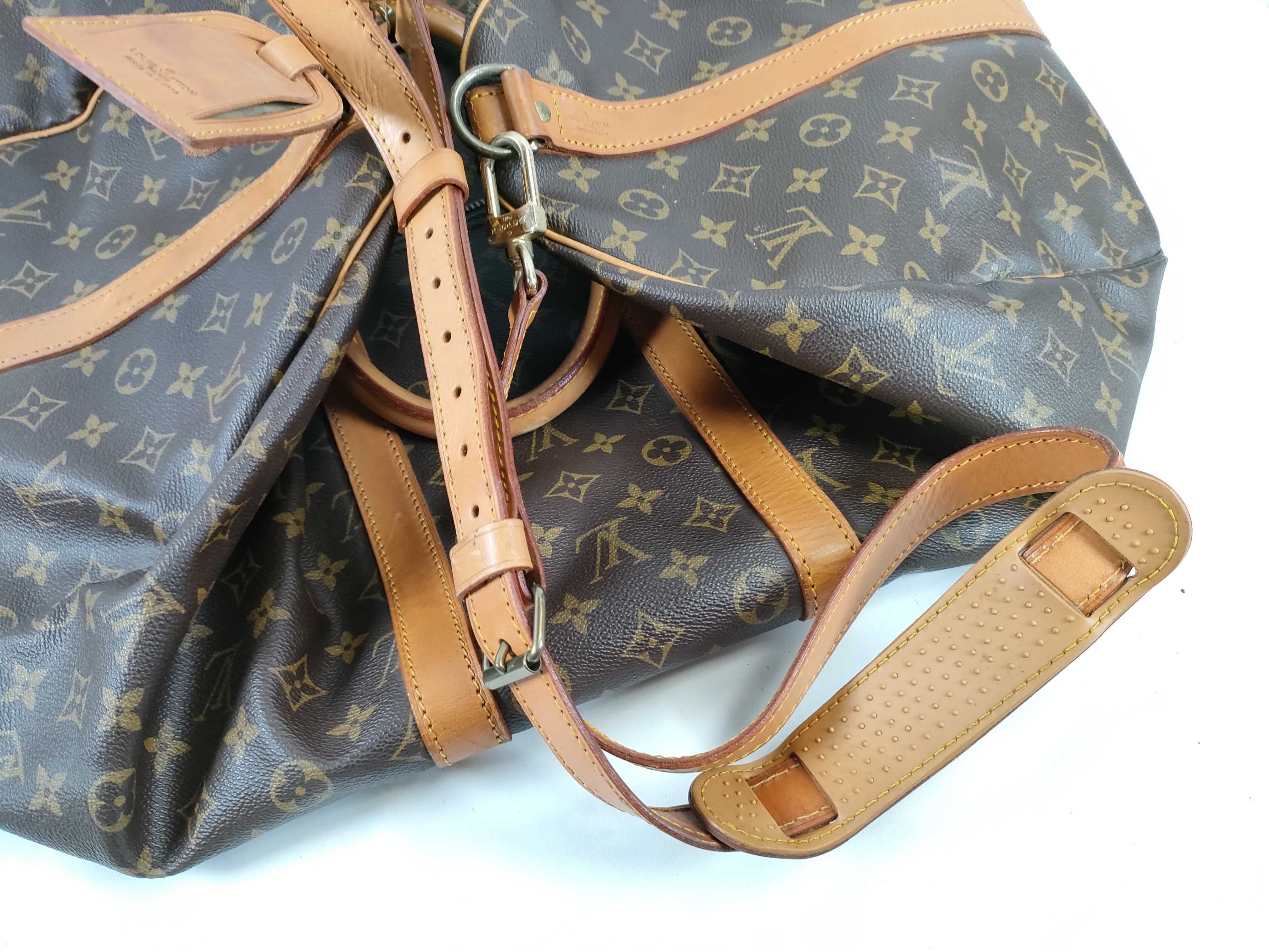 Monogram M41414 Keepall Bandoulière 55 Boston Bag (Some screws are aftermarket) — view 12