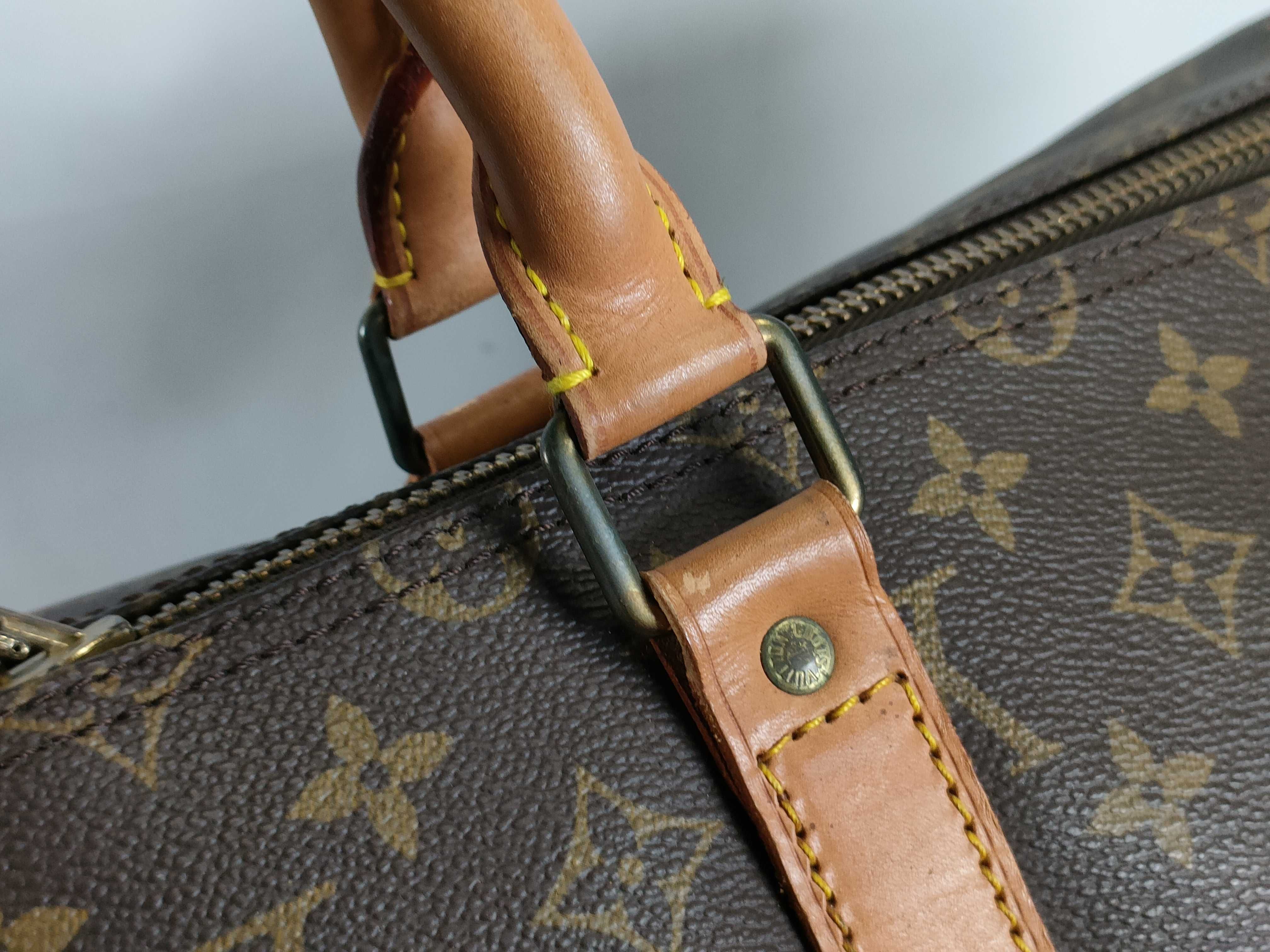 Monogram M41414 Keepall Bandoulière 55 Boston Bag (Some screws are aftermarket) — view 5