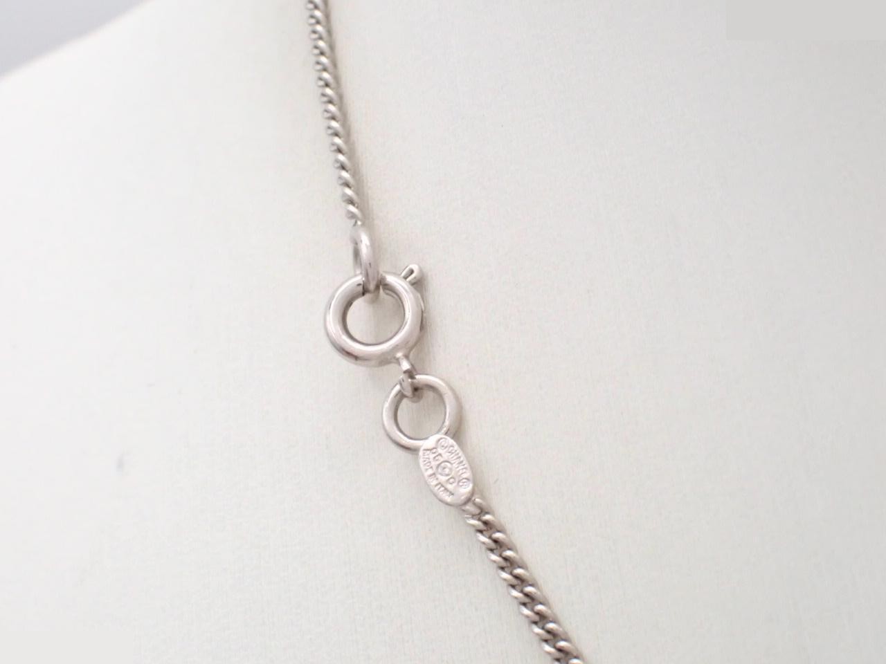 Cambon Line Necklace, 05C, with markings, chain approximately 42cm. — view 2