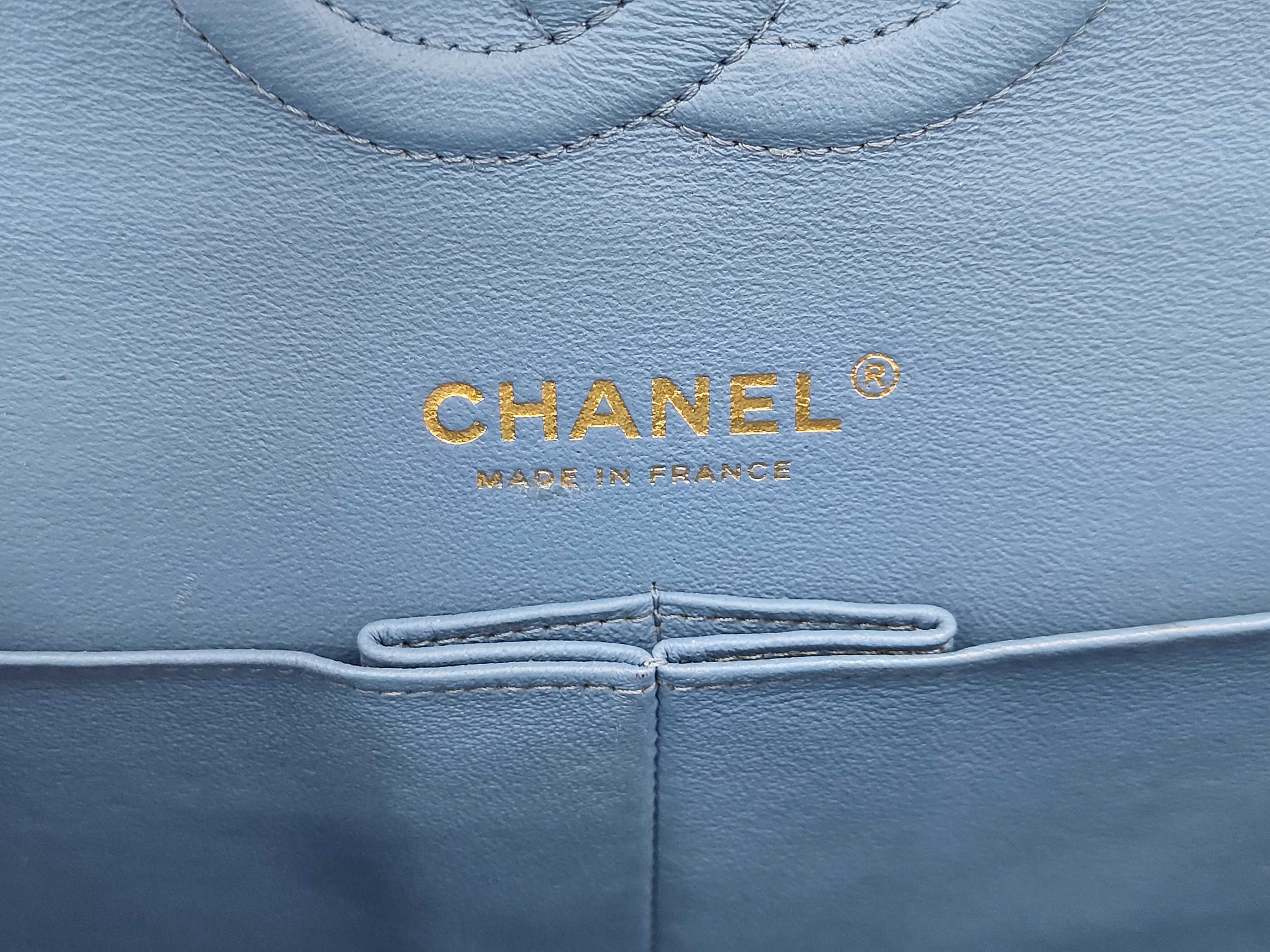 Matelassé Double Flap Chain Shoulder Bag — view 11