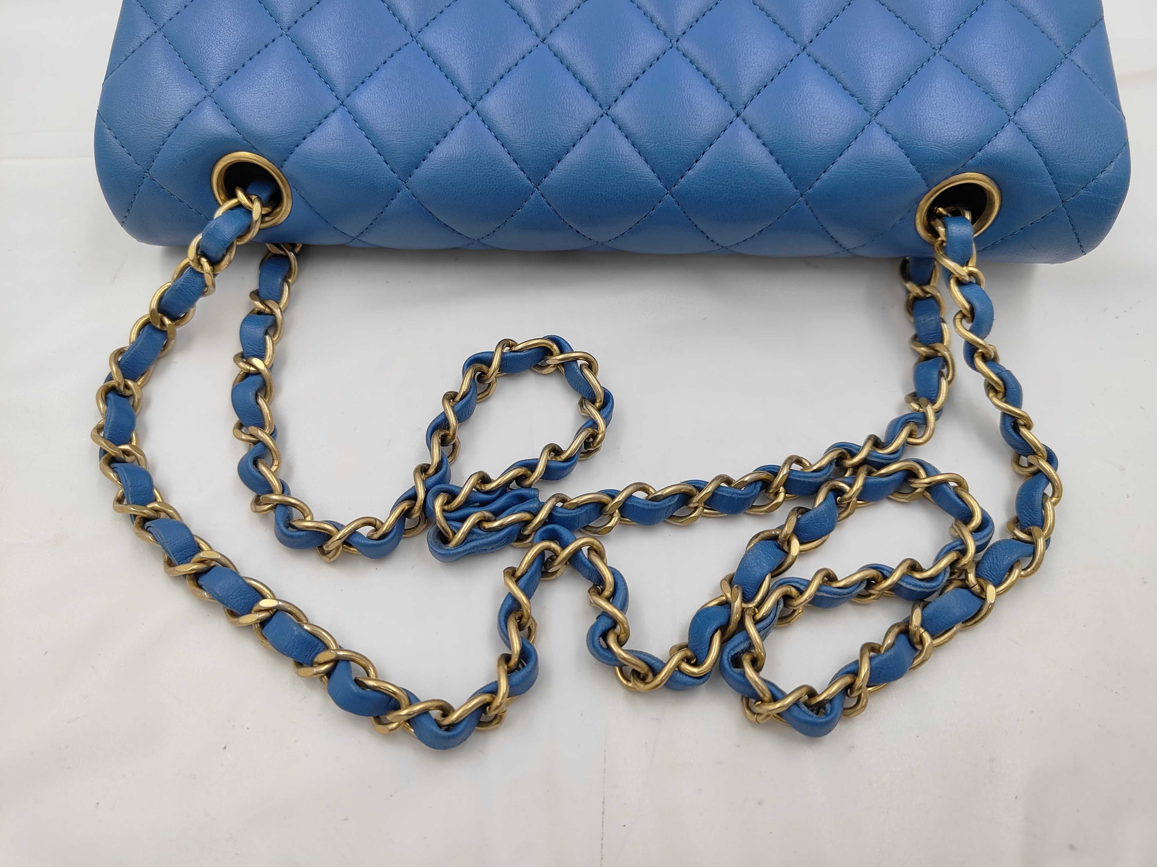 Matelassé Double Flap Chain Shoulder Bag — view 3