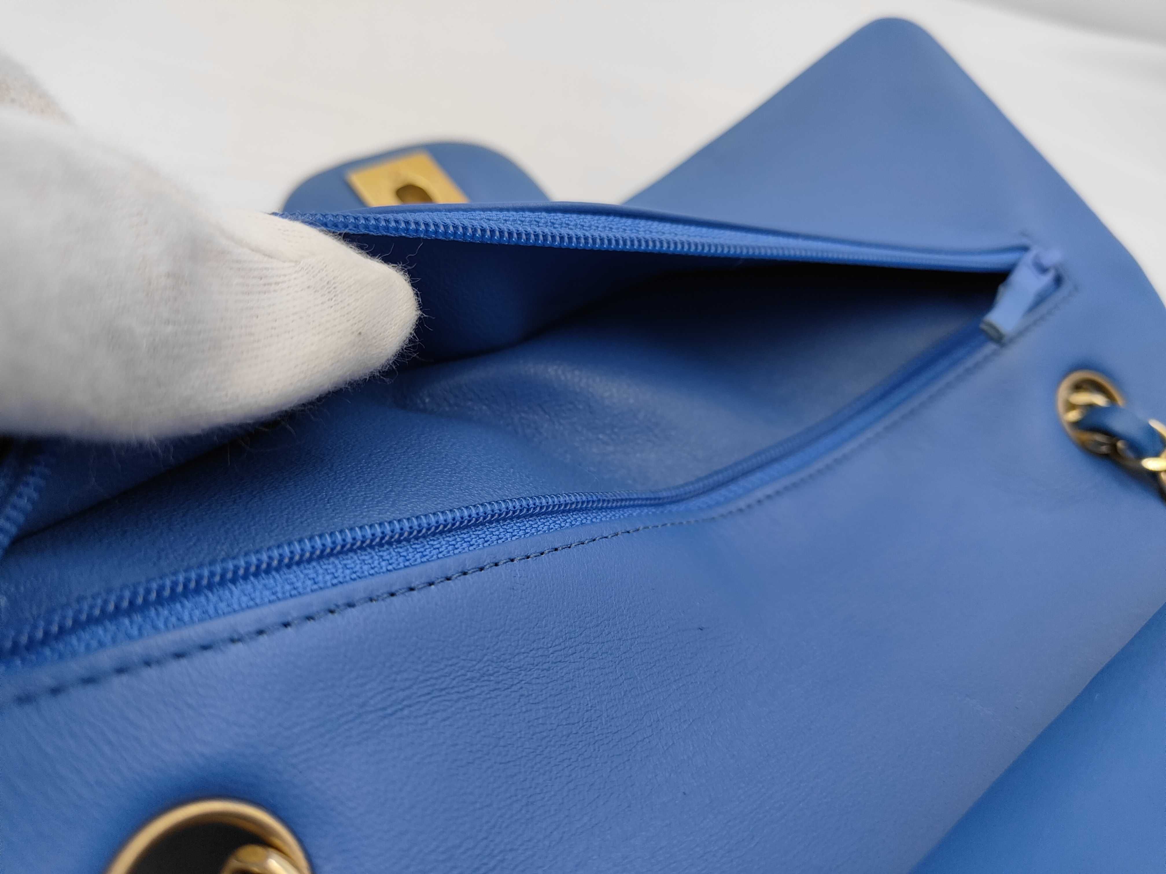 Matelassé Double Flap Chain Shoulder Bag — view 8