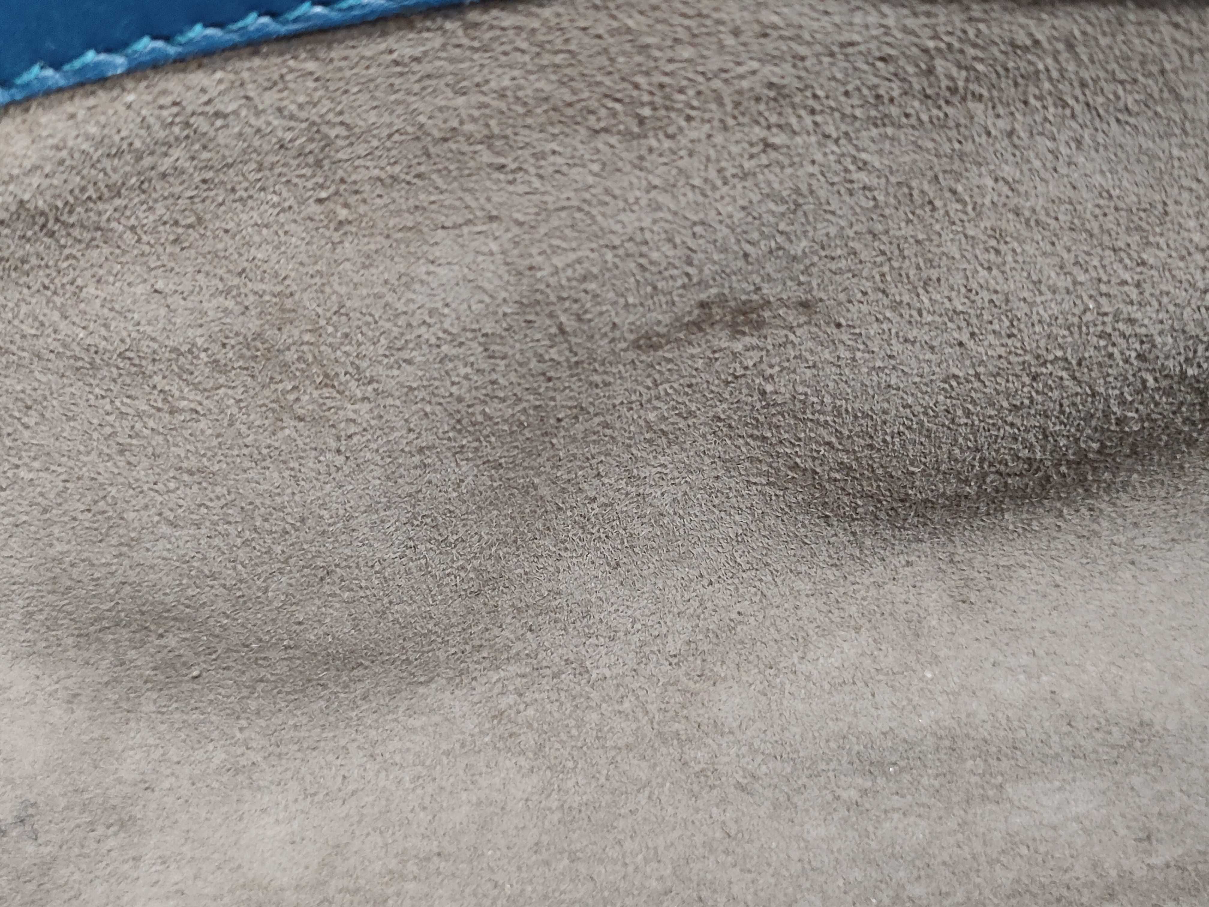 Intrecciato Full Leather Roma Bag Small Blue Handbag — view 14