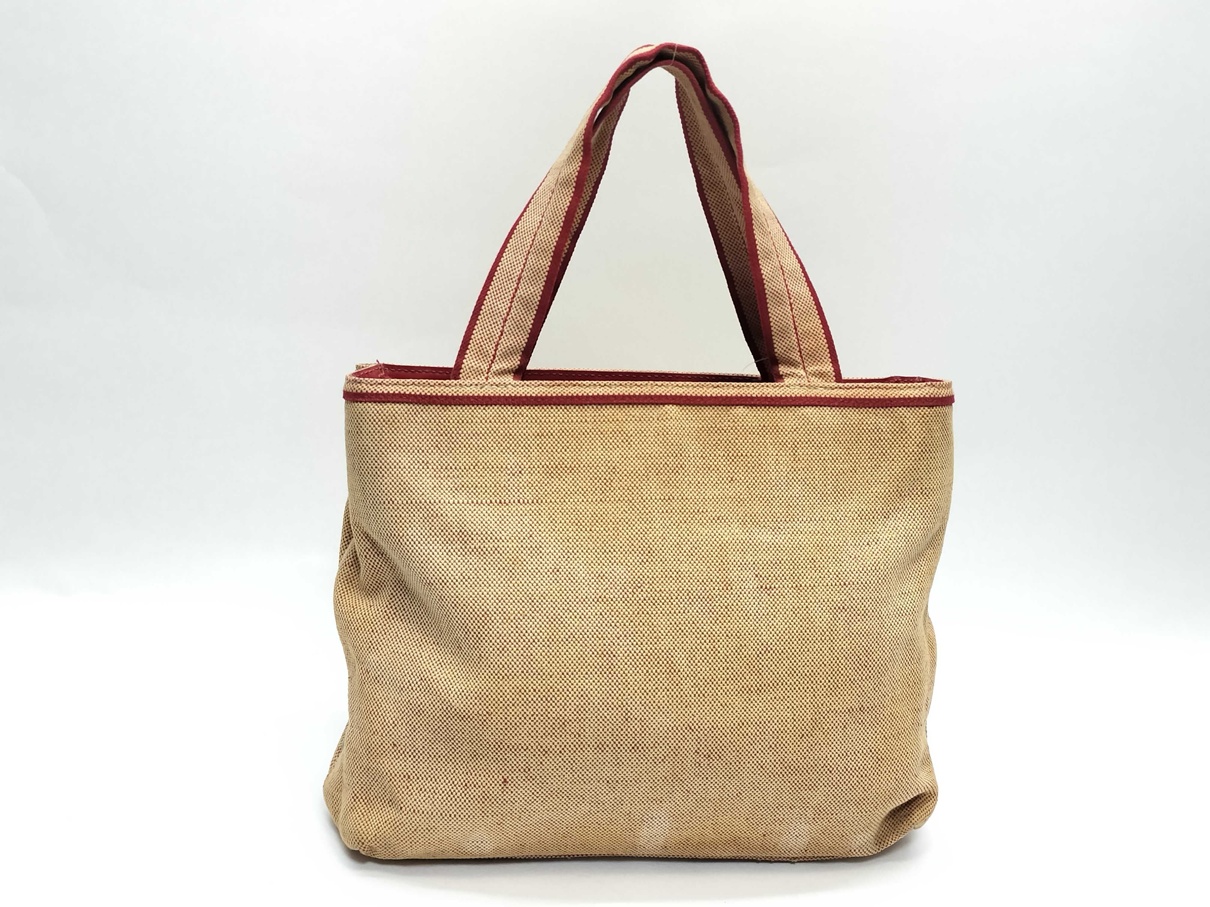 Canvas Handbag Triangle Plate Tote Bag