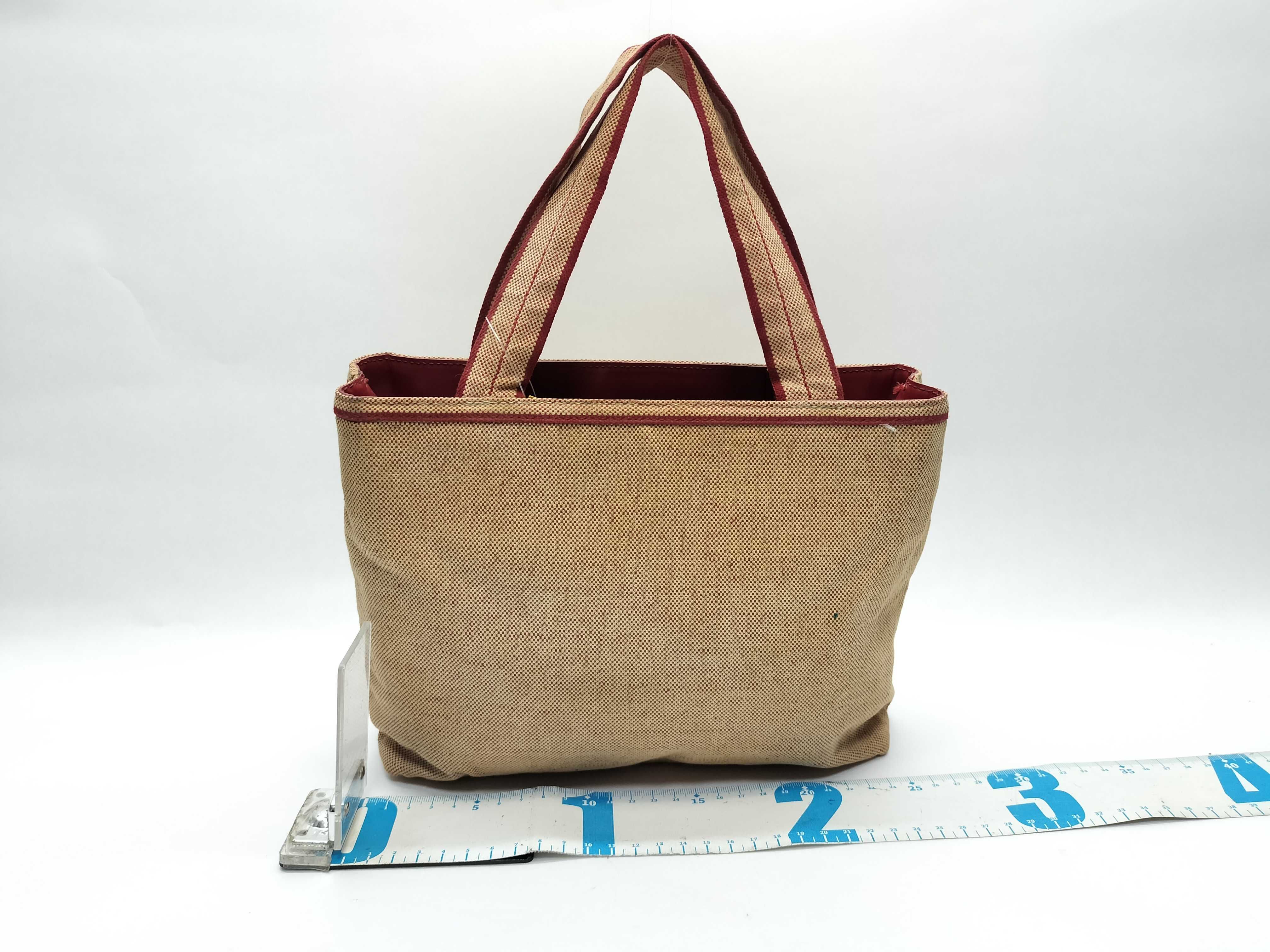 Canvas Handbag Triangle Plate Tote Bag — view 2
