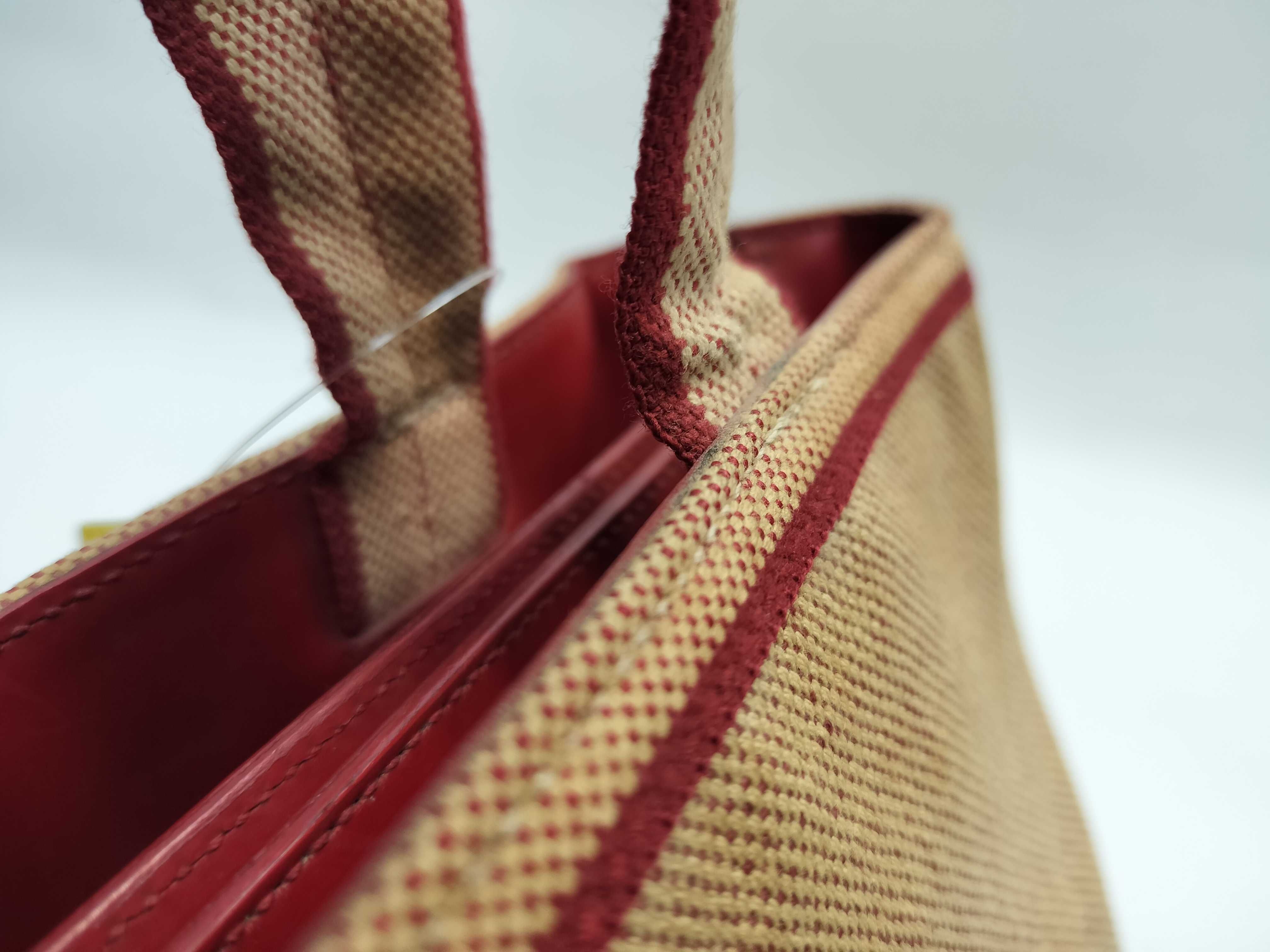 Canvas Handbag Triangle Plate Tote Bag — view 7