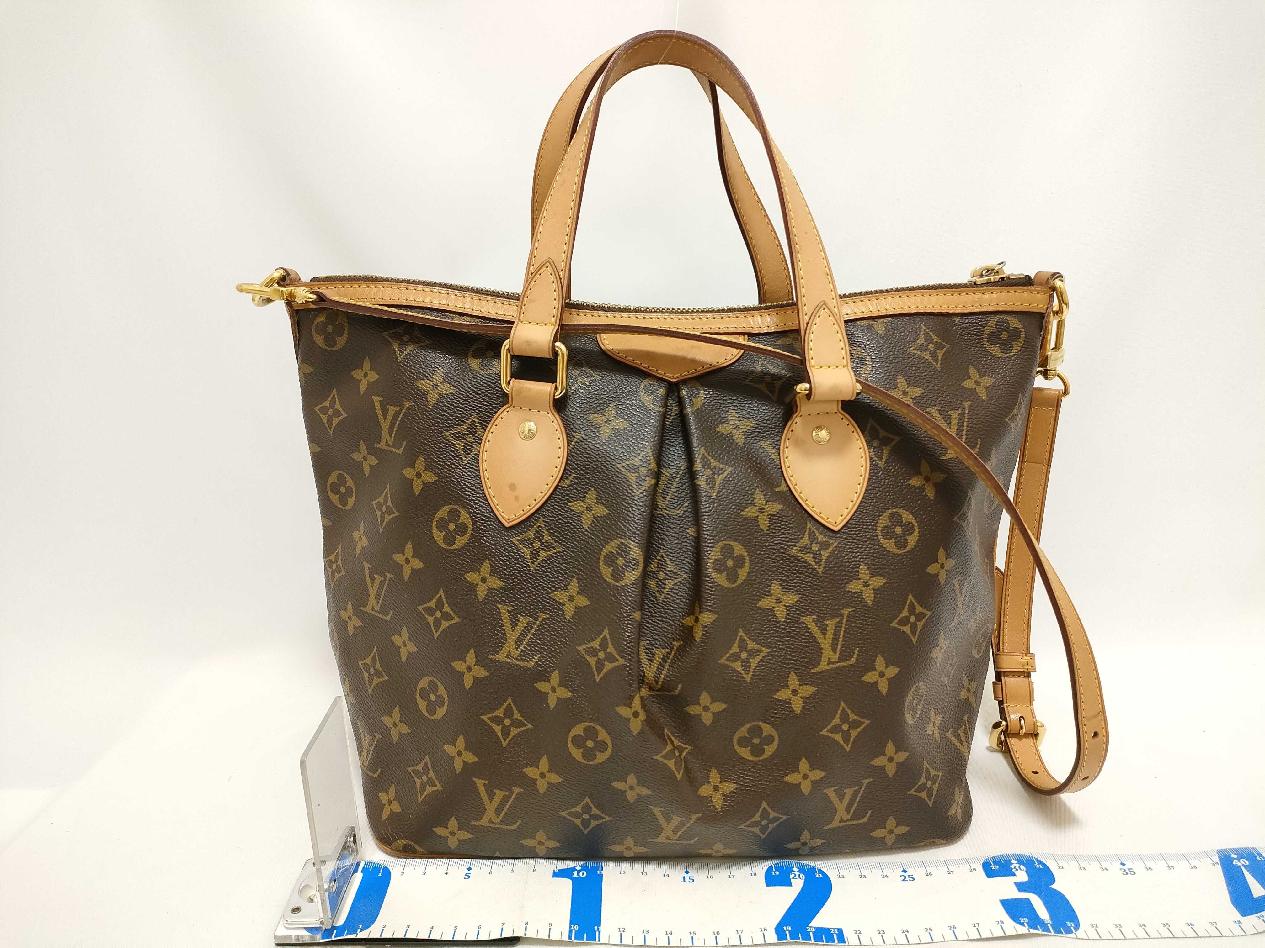 Brown Monogram M40145 Palermo PM Tote Bag — view 2
