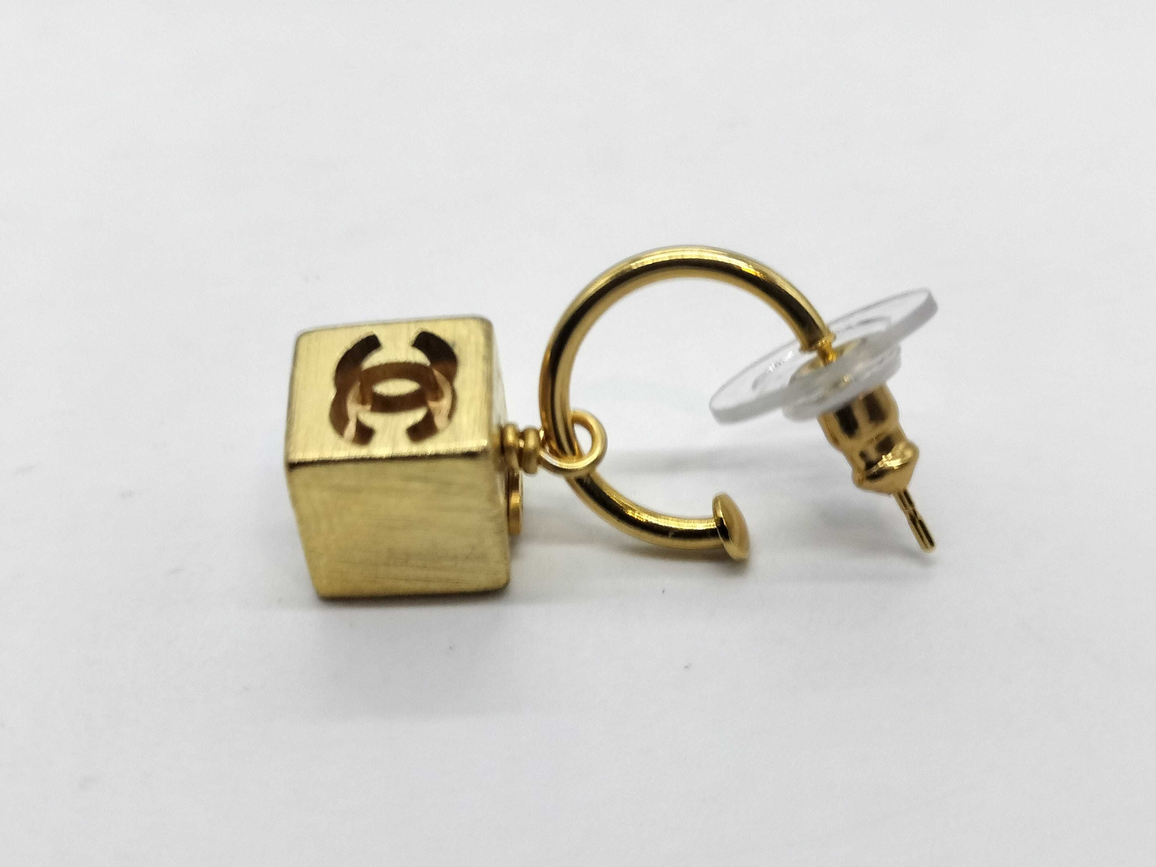 02A Coco Mark Cube Earrings — view 3