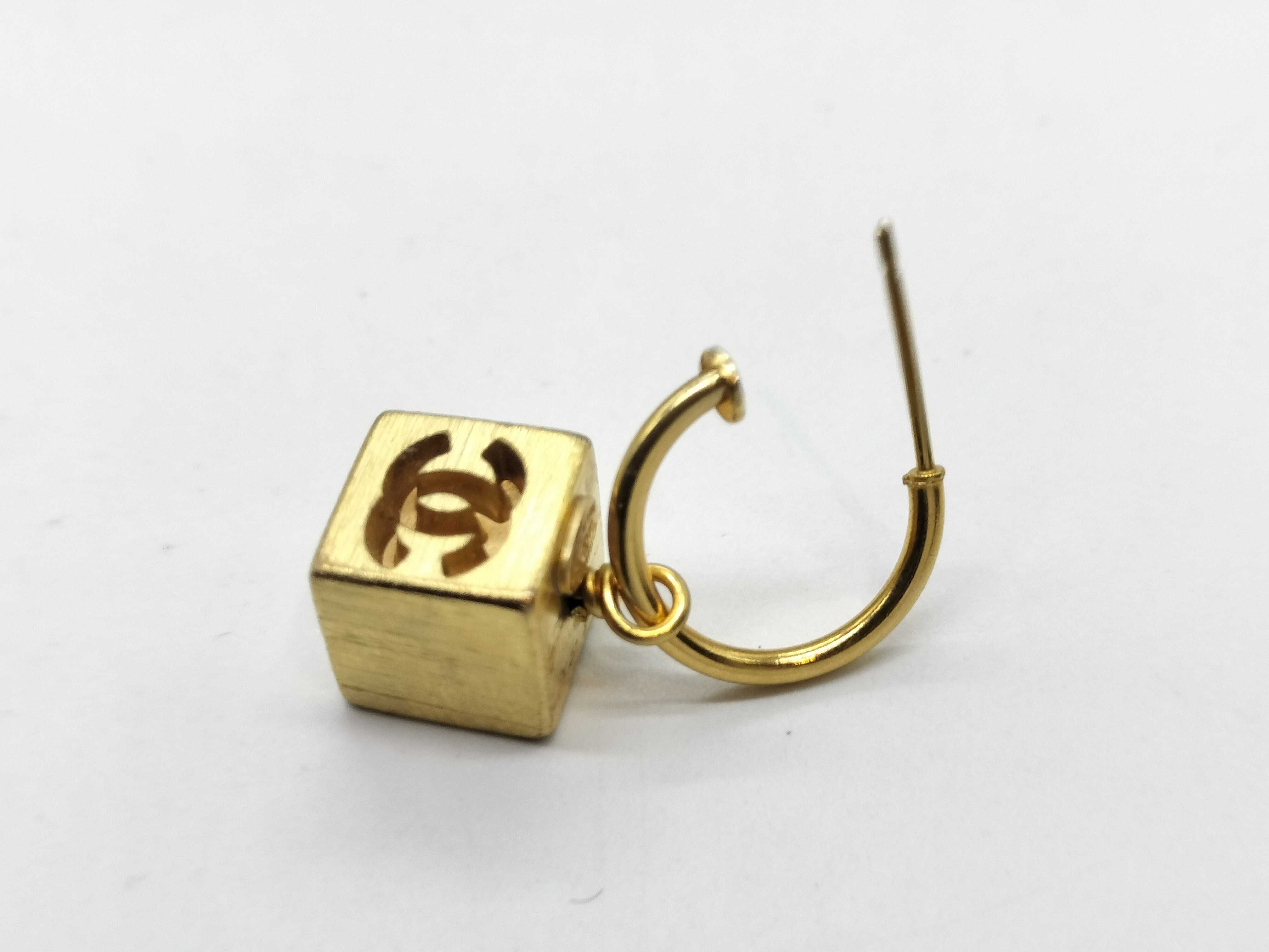 02A Coco Mark Cube Earrings — view 4