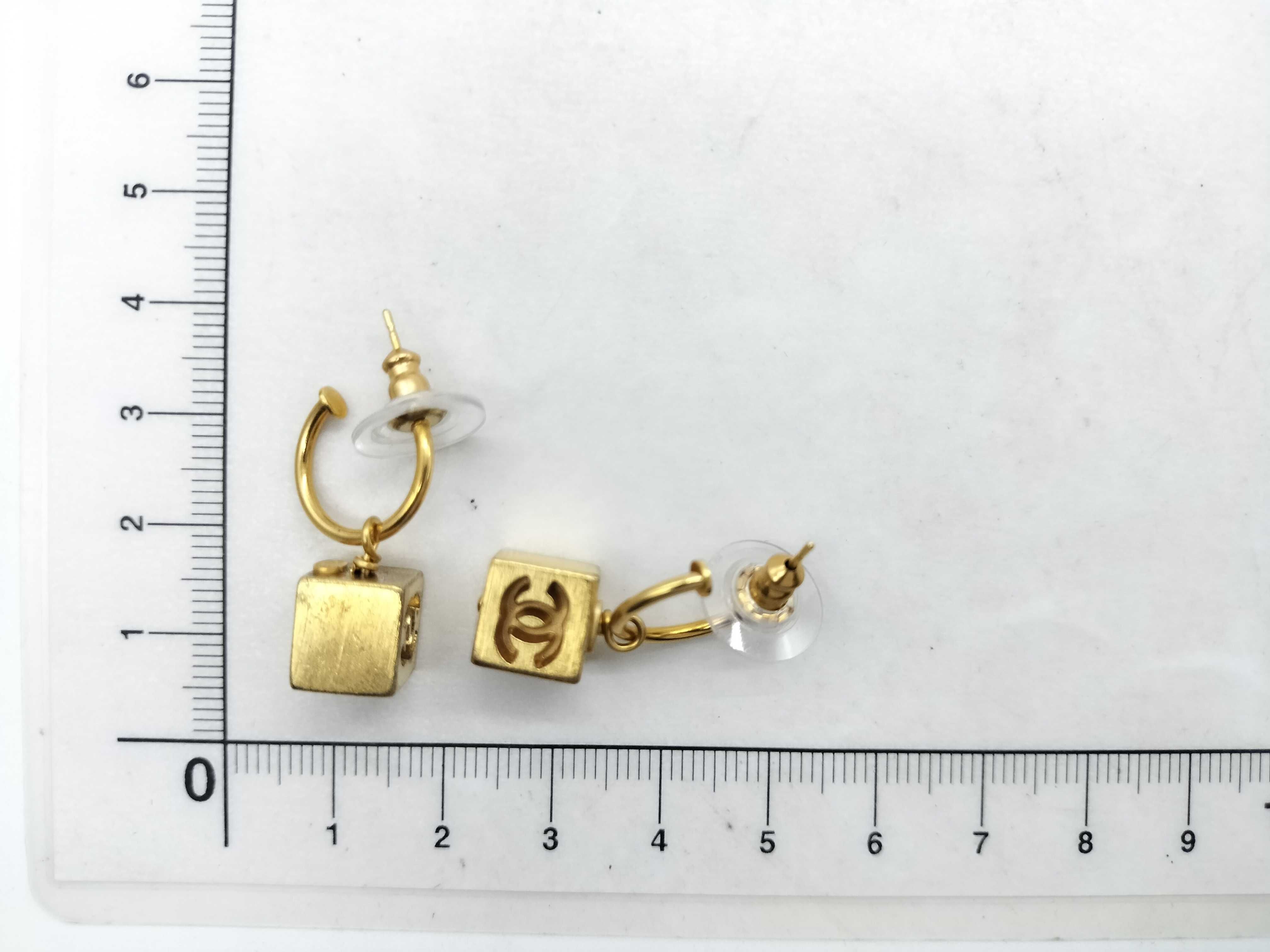 02A Coco Mark Cube Earrings — view 7