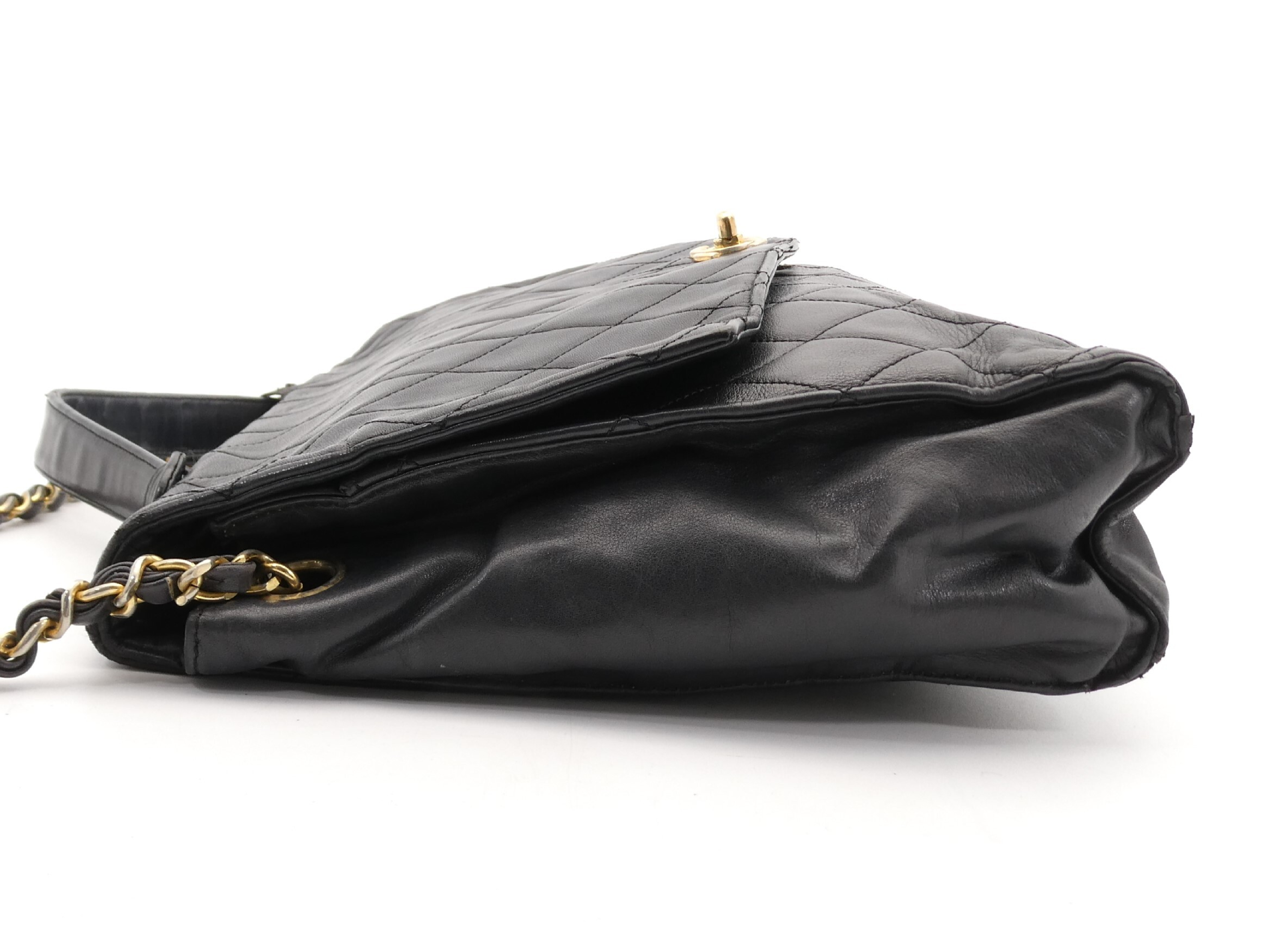 Matelassé Coco Mark Turnlock Chain 2-Way Business Bag — view 3