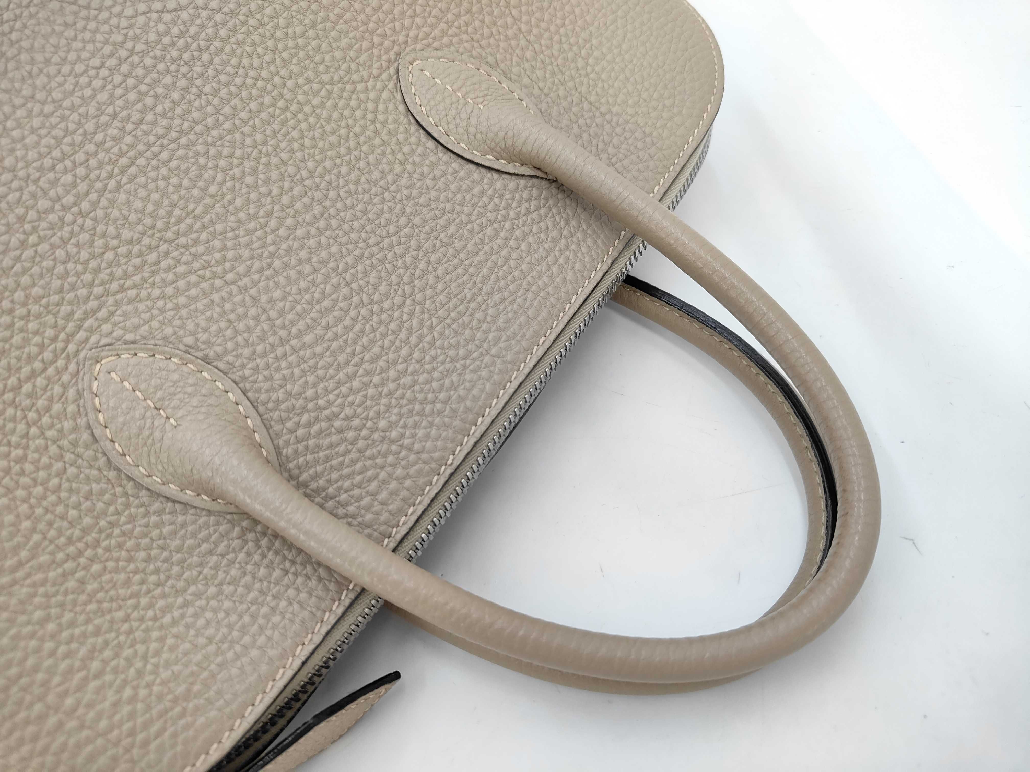 Bolide 1923 Taurillon Clemence Etoupe Handbag (with key, without padlock) J — view 4