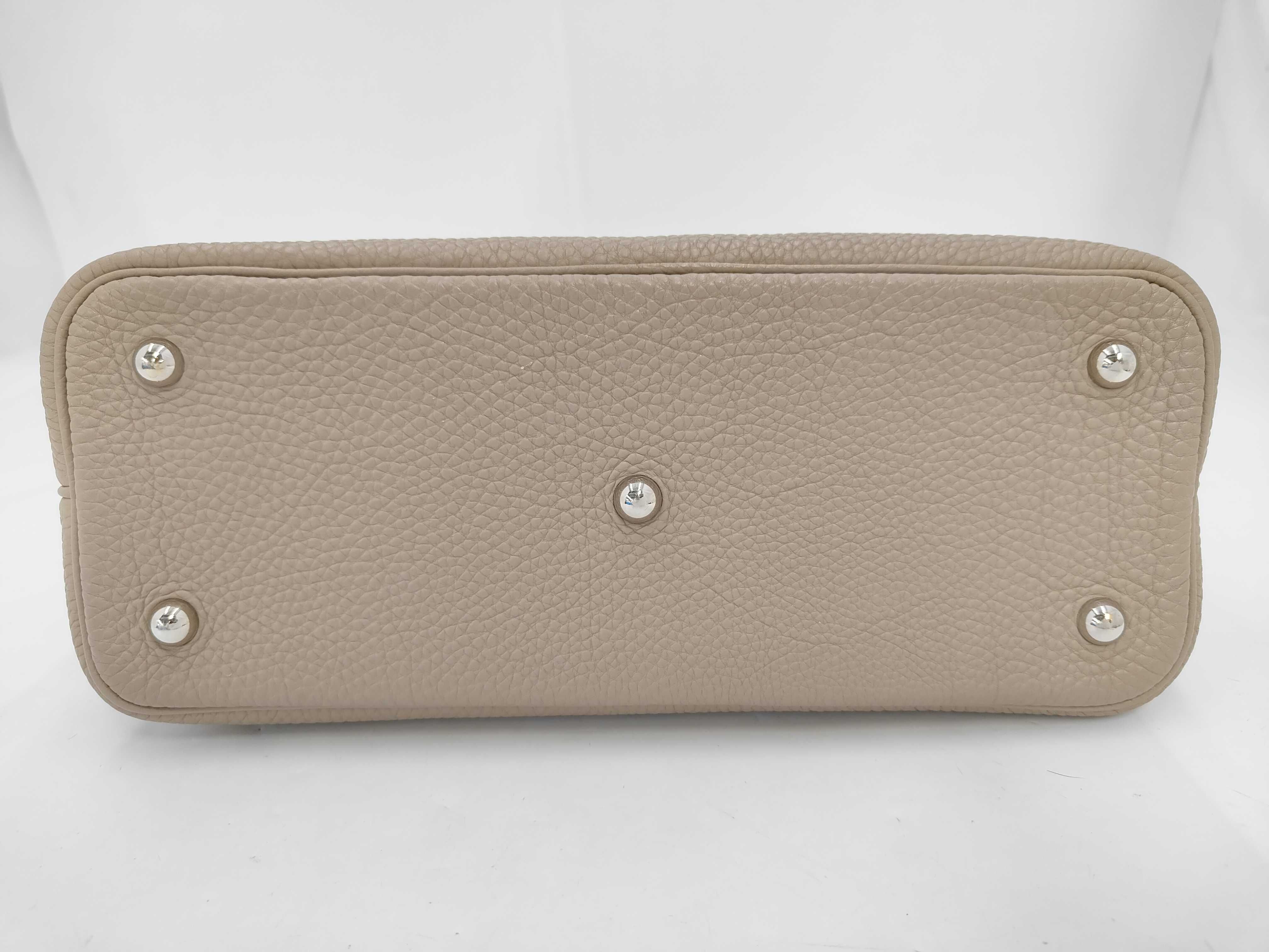 Bolide 1923 Taurillon Clemence Etoupe Handbag (with key, without padlock) J — view 7
