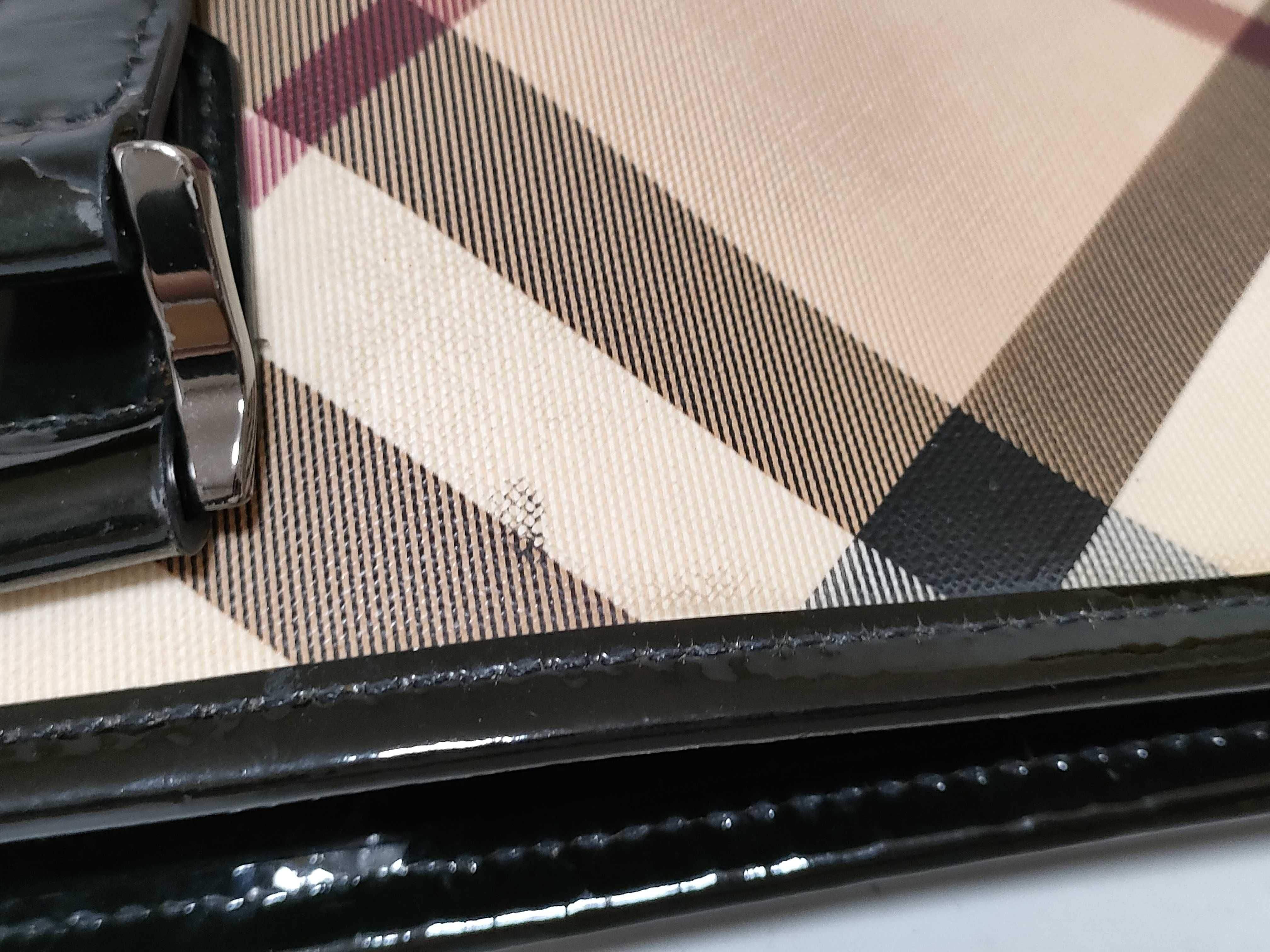 Nova Check Pattern Enamel Tote Bag — view 14