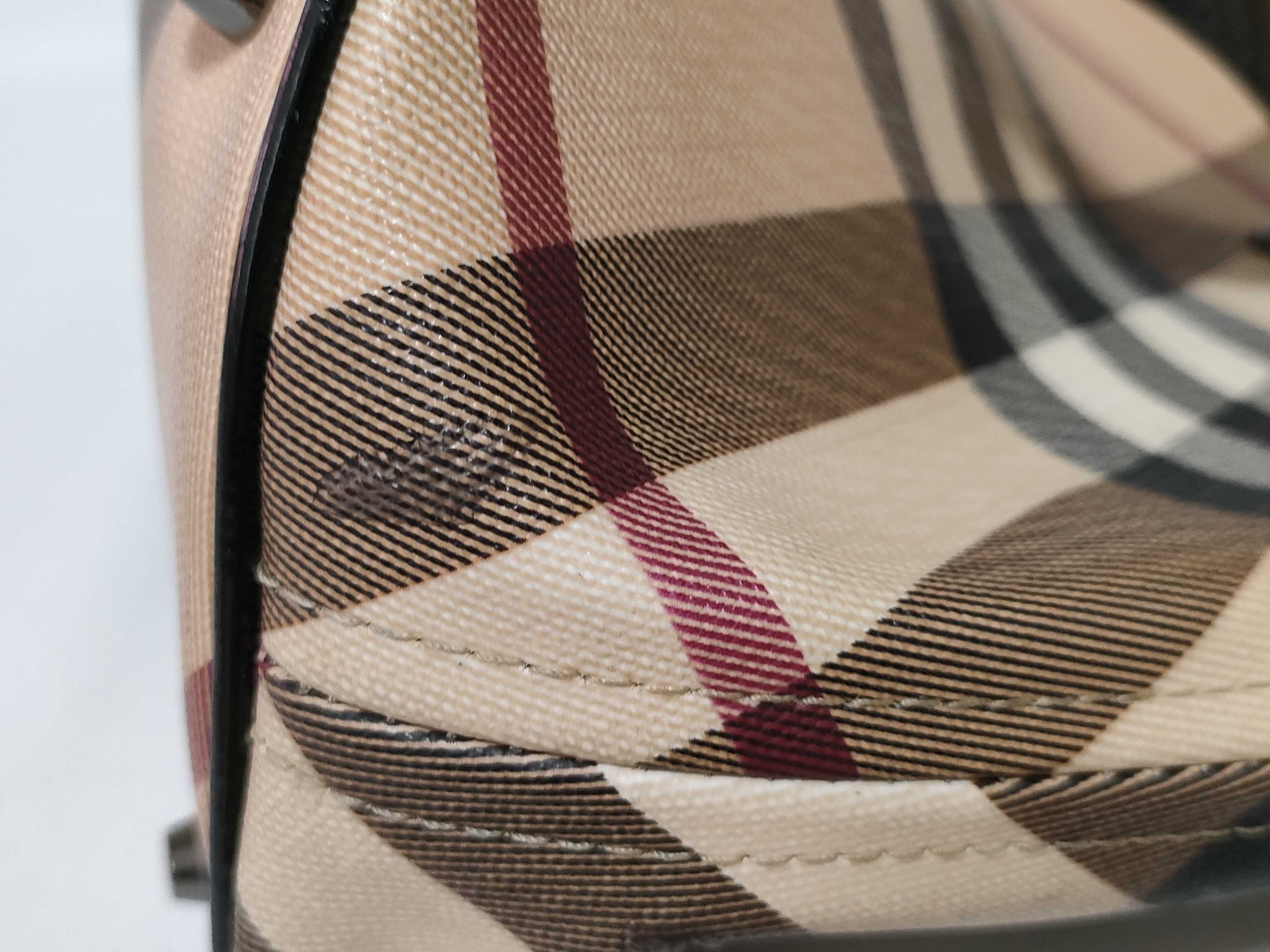Nova Check Pattern Enamel Tote Bag — view 15